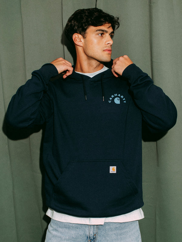 CARHARTT SAWYER WORK SWEATER - NAVY