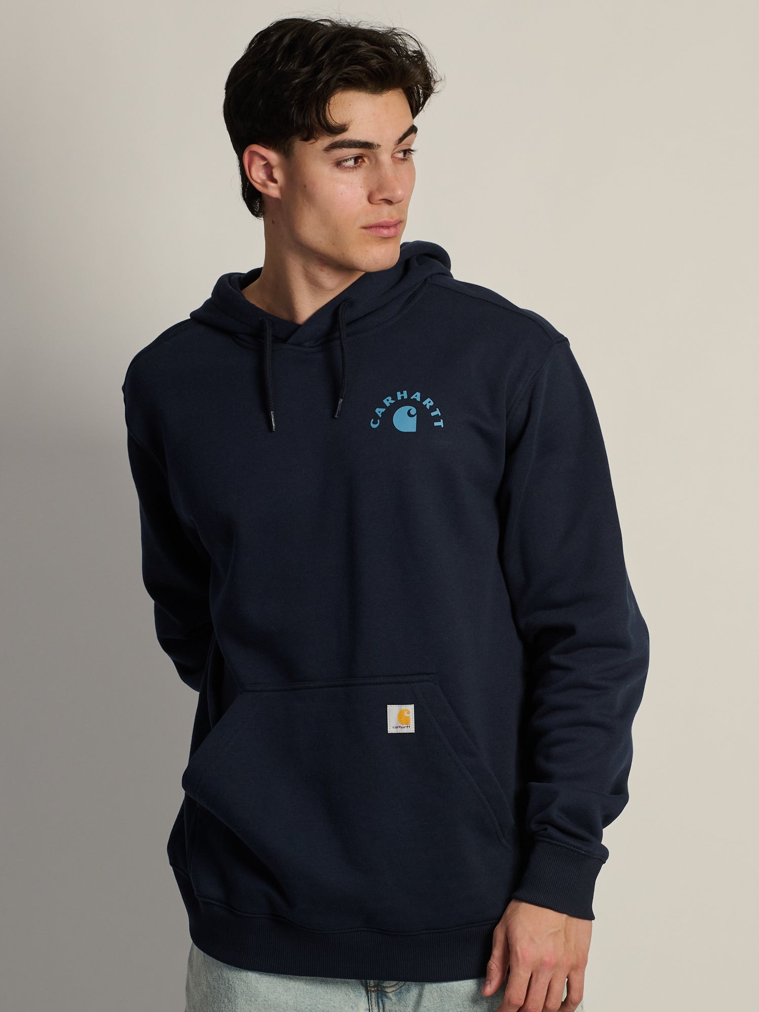 CARHARTT SAWYER WORK SWEATER - NAVY