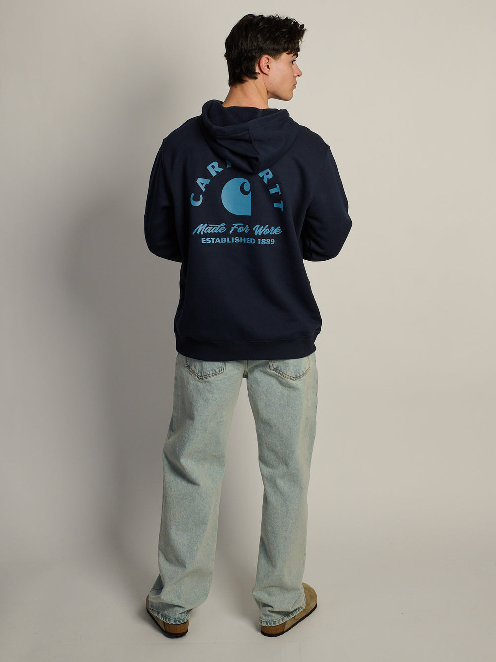 CARHARTT SAWYER WORK SWEATER - NAVY