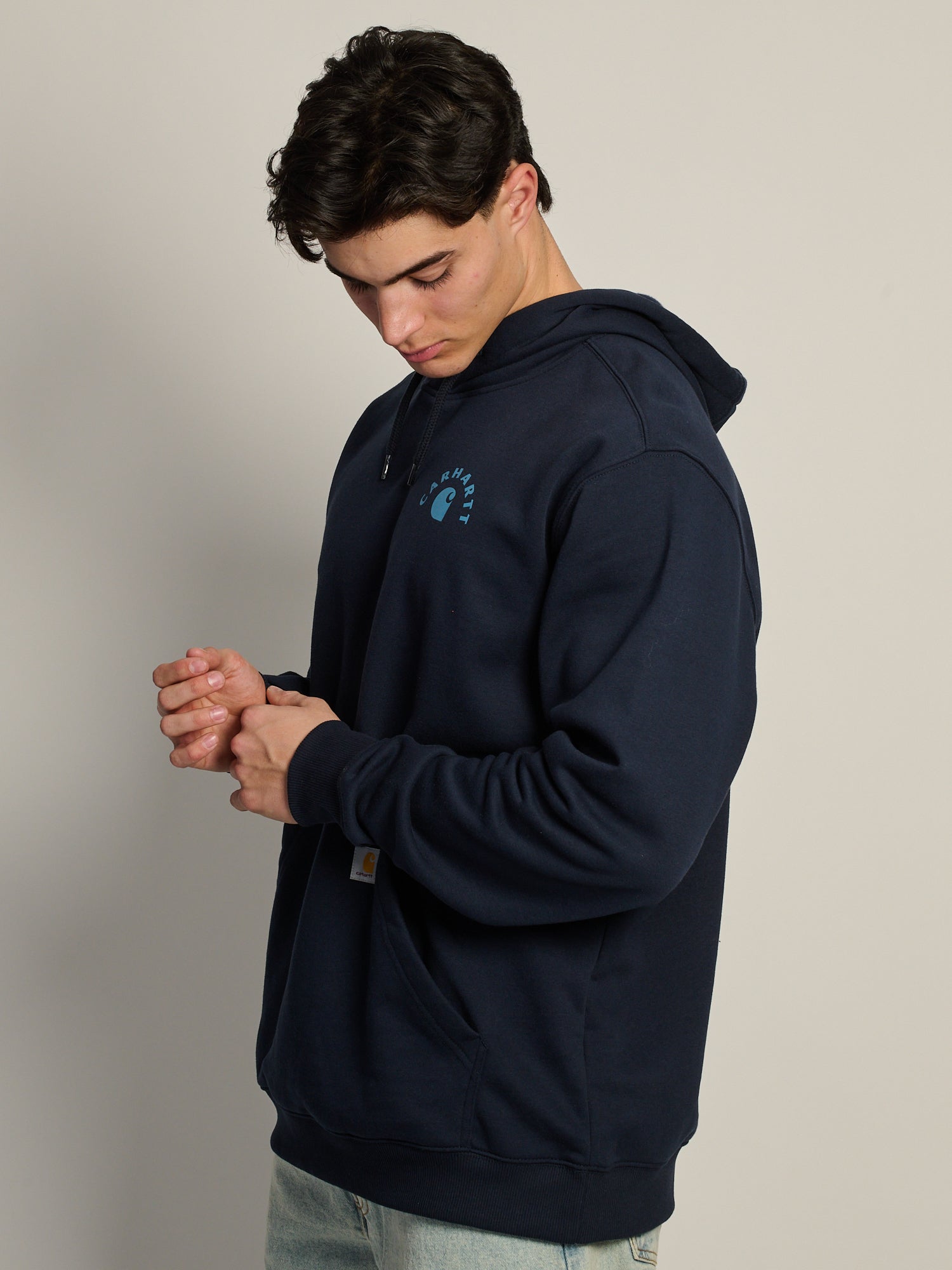 CARHARTT SAWYER WORK SWEATER - NAVY