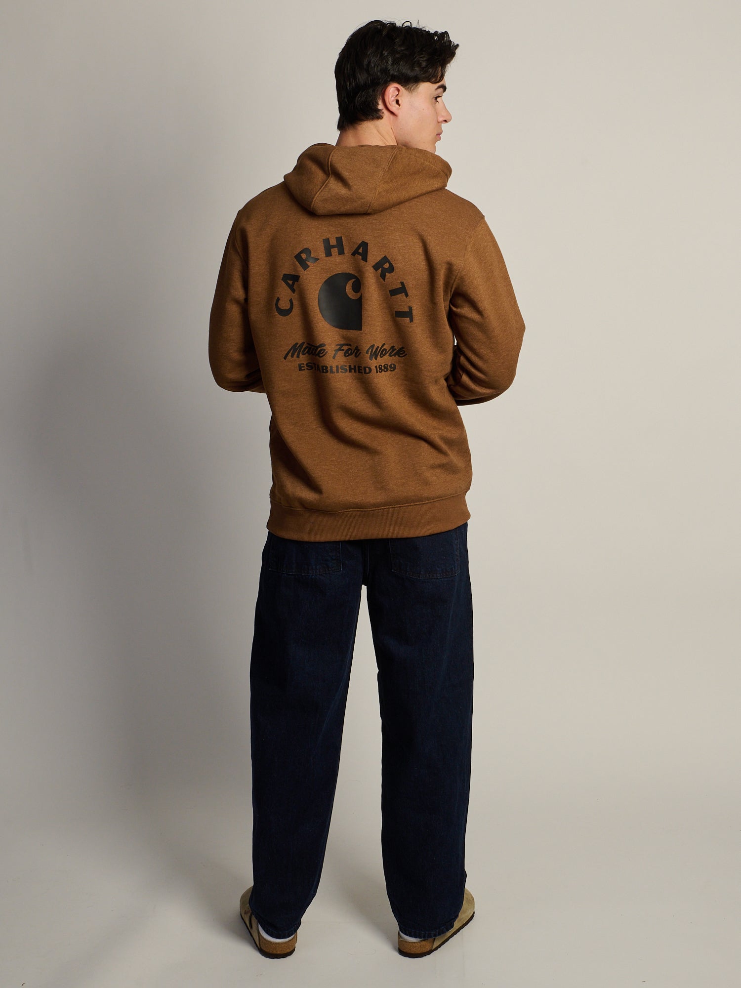 CARHARTT SAWYER WORK SWEATER- RED DUCK