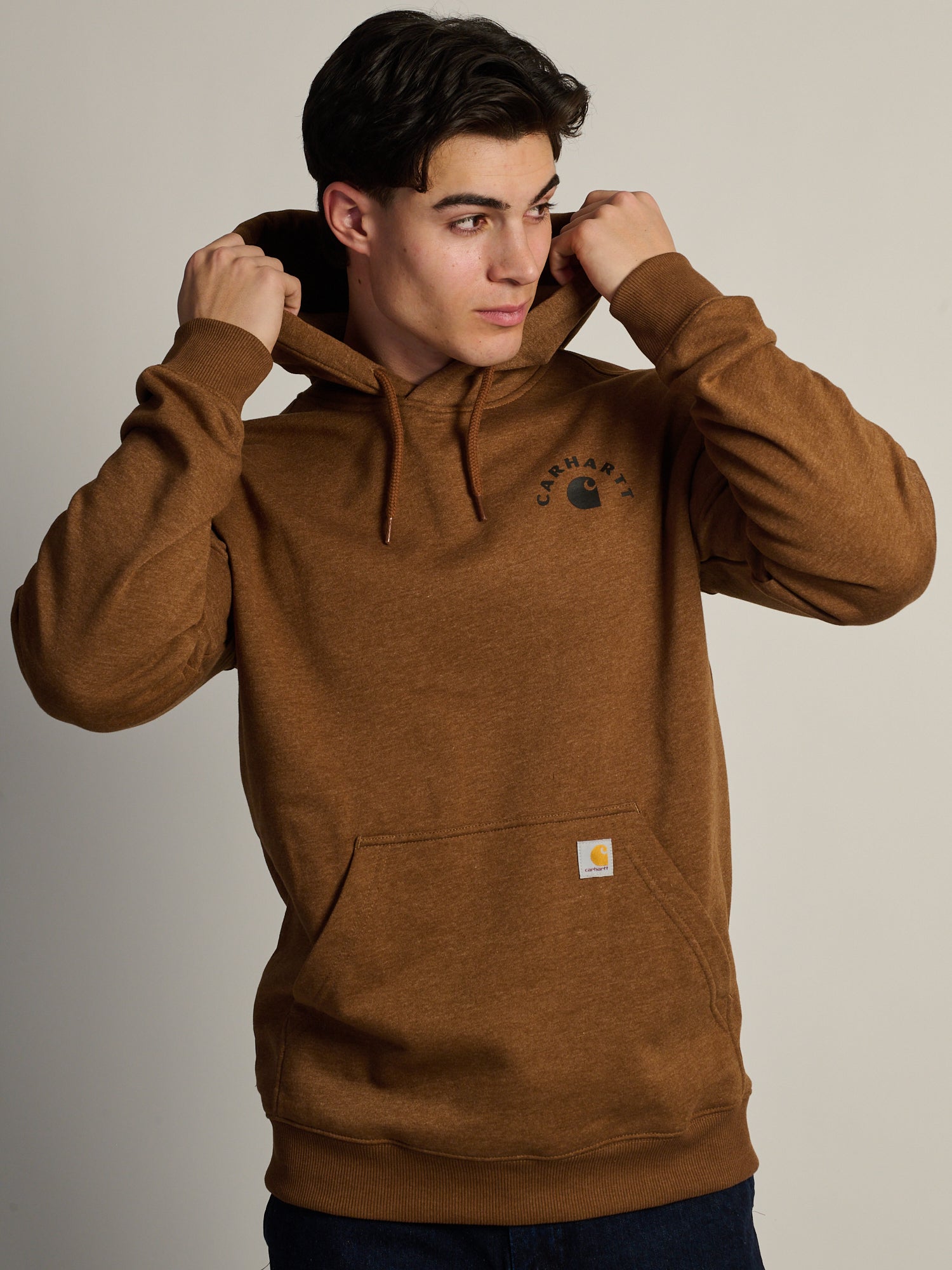 CARHARTT SAWYER WORK SWEATER- RED DUCK