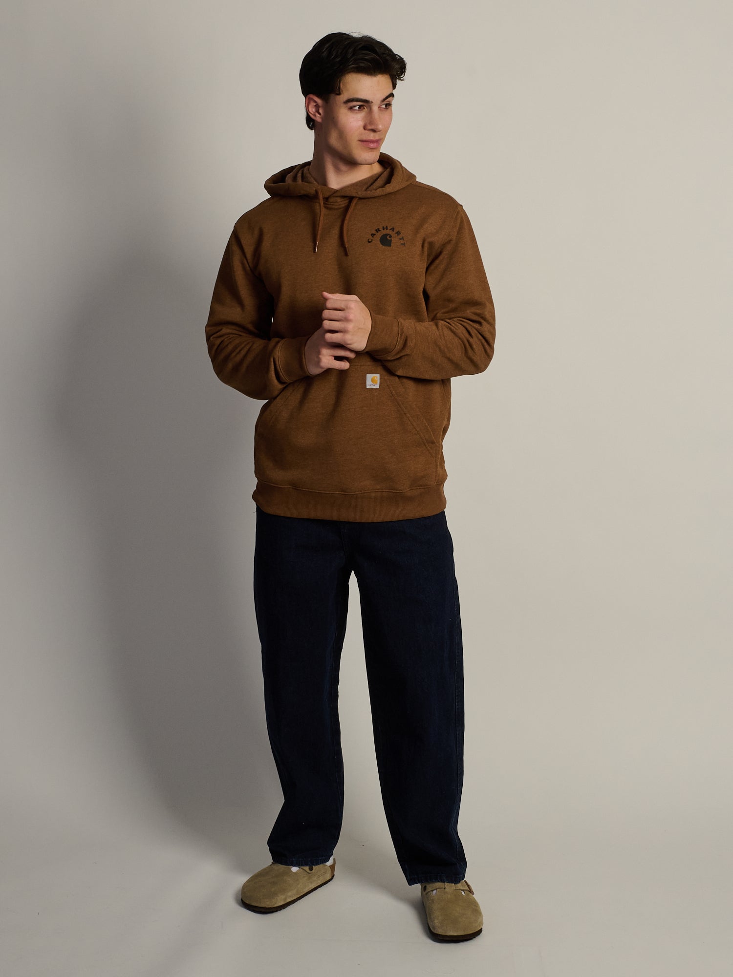 CARHARTT SAWYER WORK SWEATER- RED DUCK