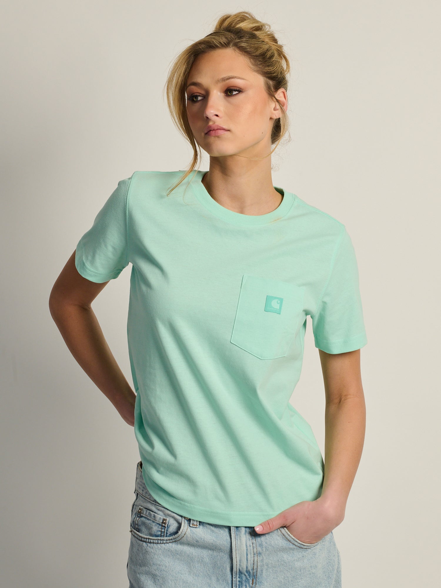 CARHARTT IRVINE RELAXED TEE- MINT