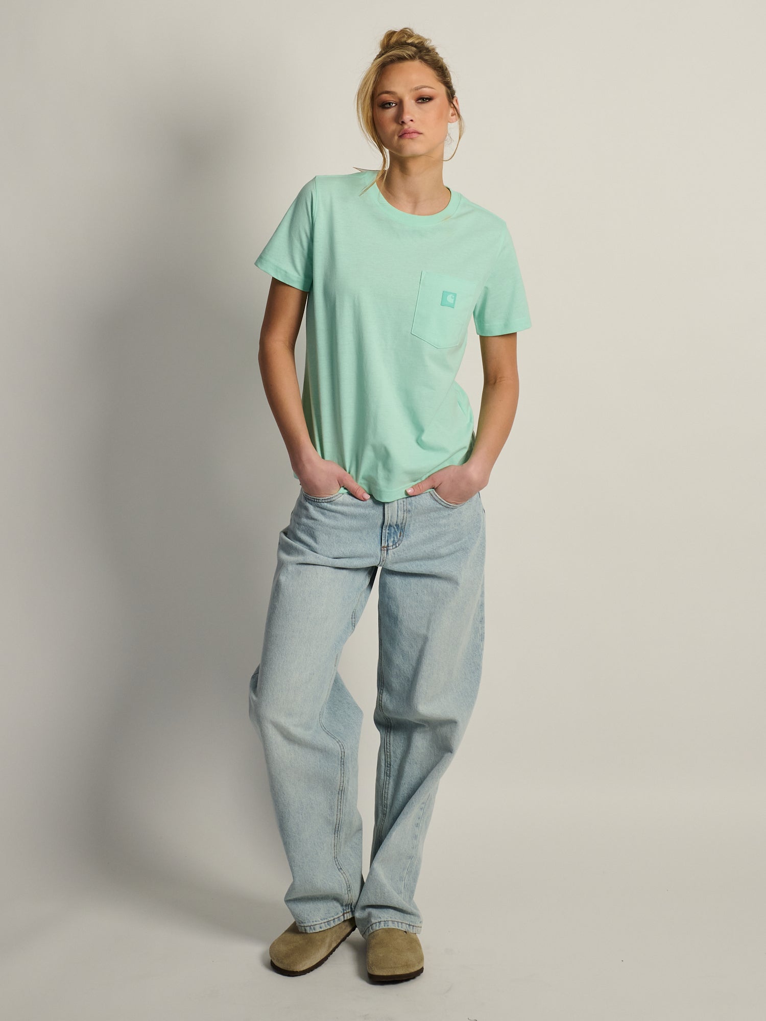 CARHARTT IRVINE RELAXED TEE- MINT