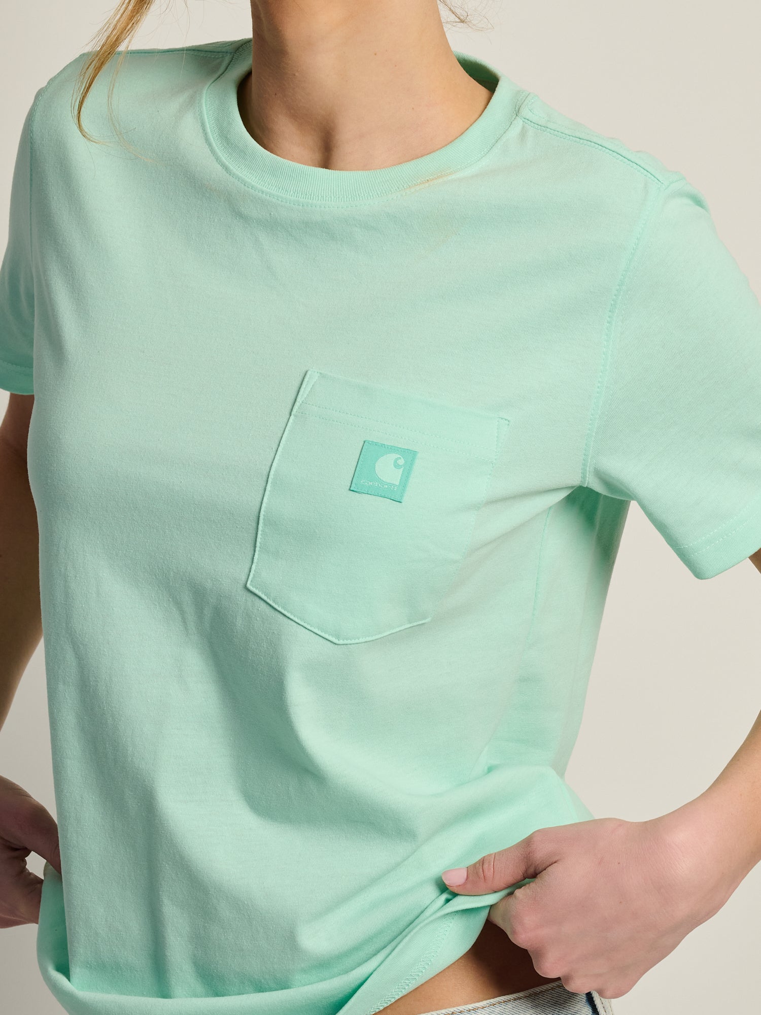 CARHARTT IRVINE RELAXED TEE- MINT