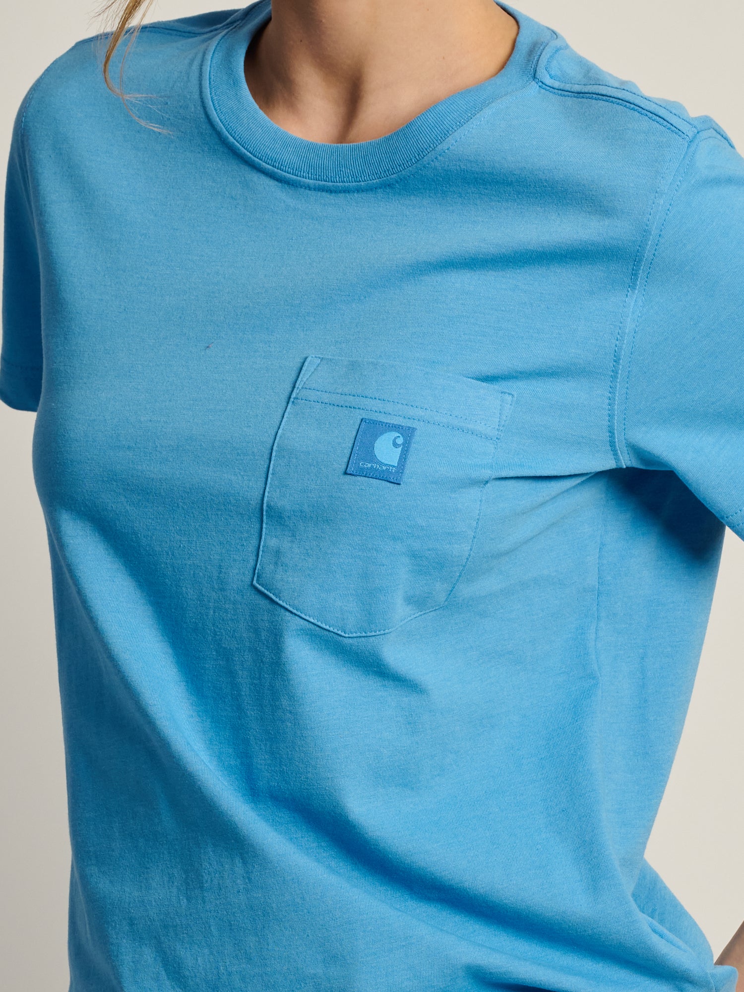 CARHARTT IRVINE RELAXED TEE- BLUE