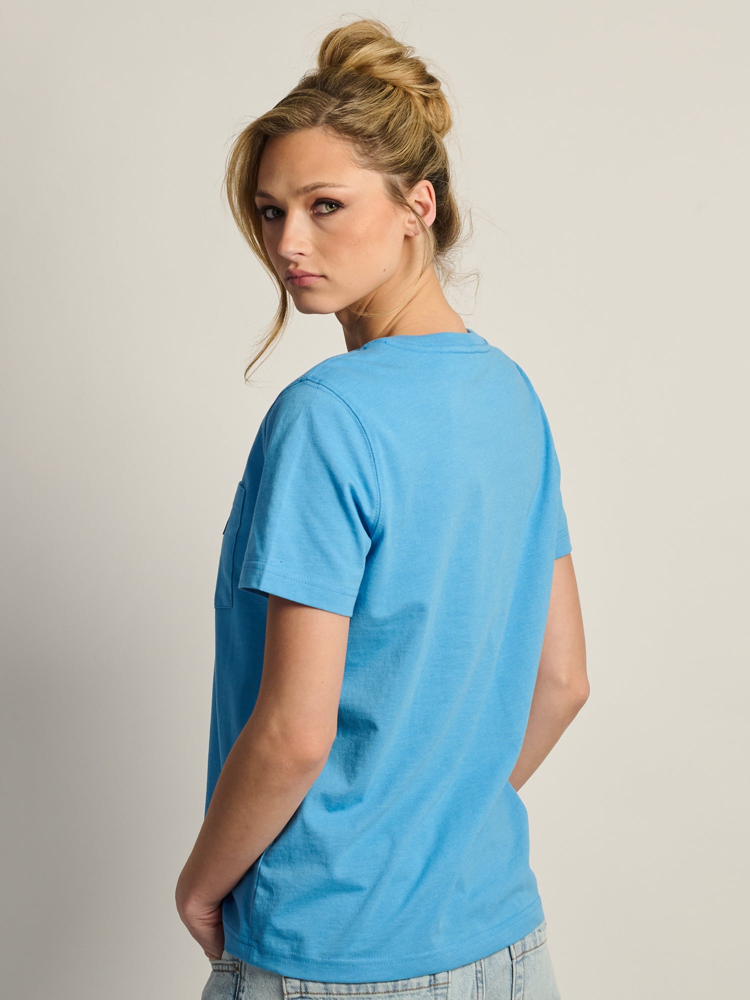 CARHARTT IRVINE RELAXED TEE- BLUE