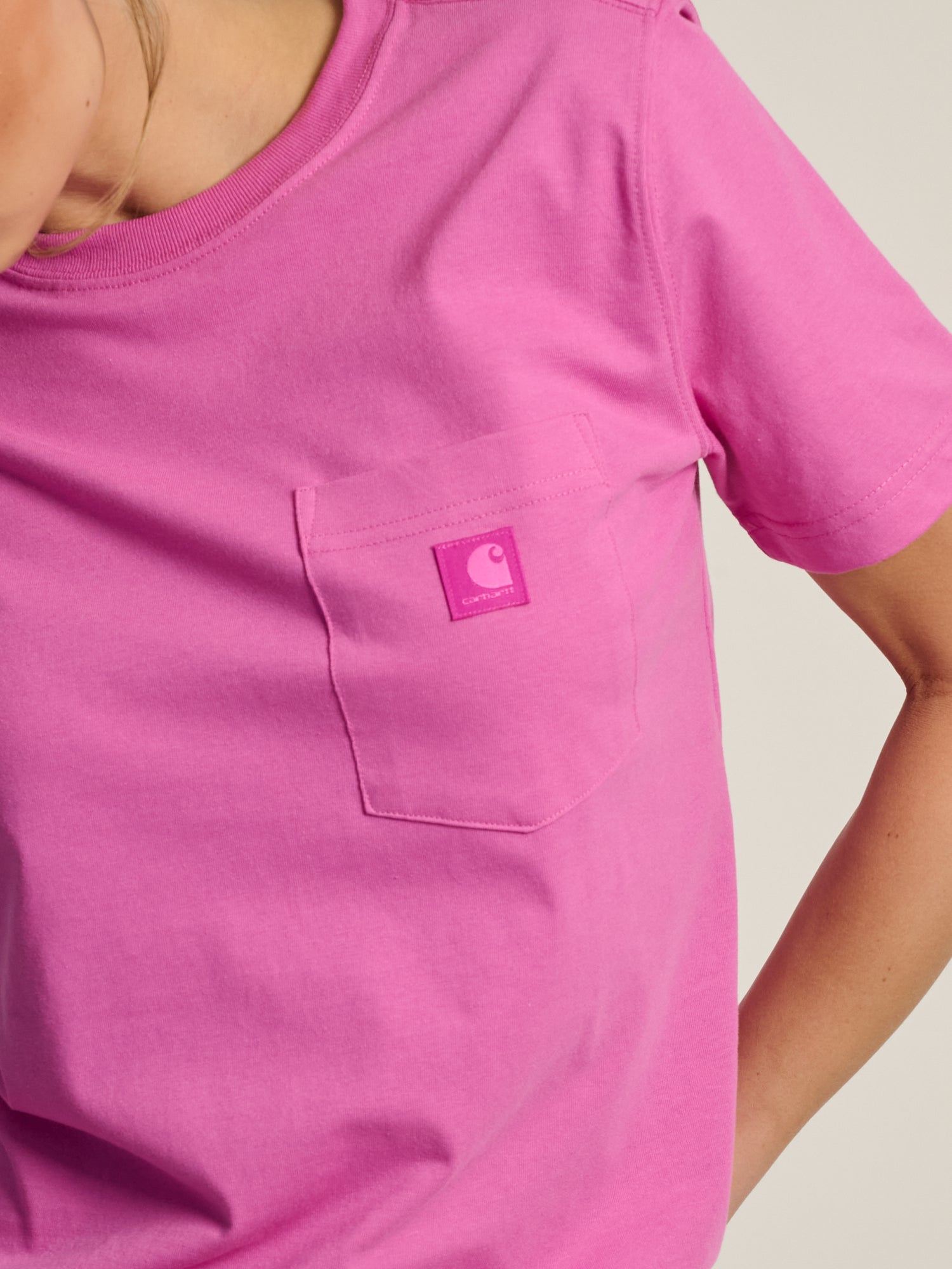 CARHARTT IRVINE RELAXED TEE - FUSCHIA