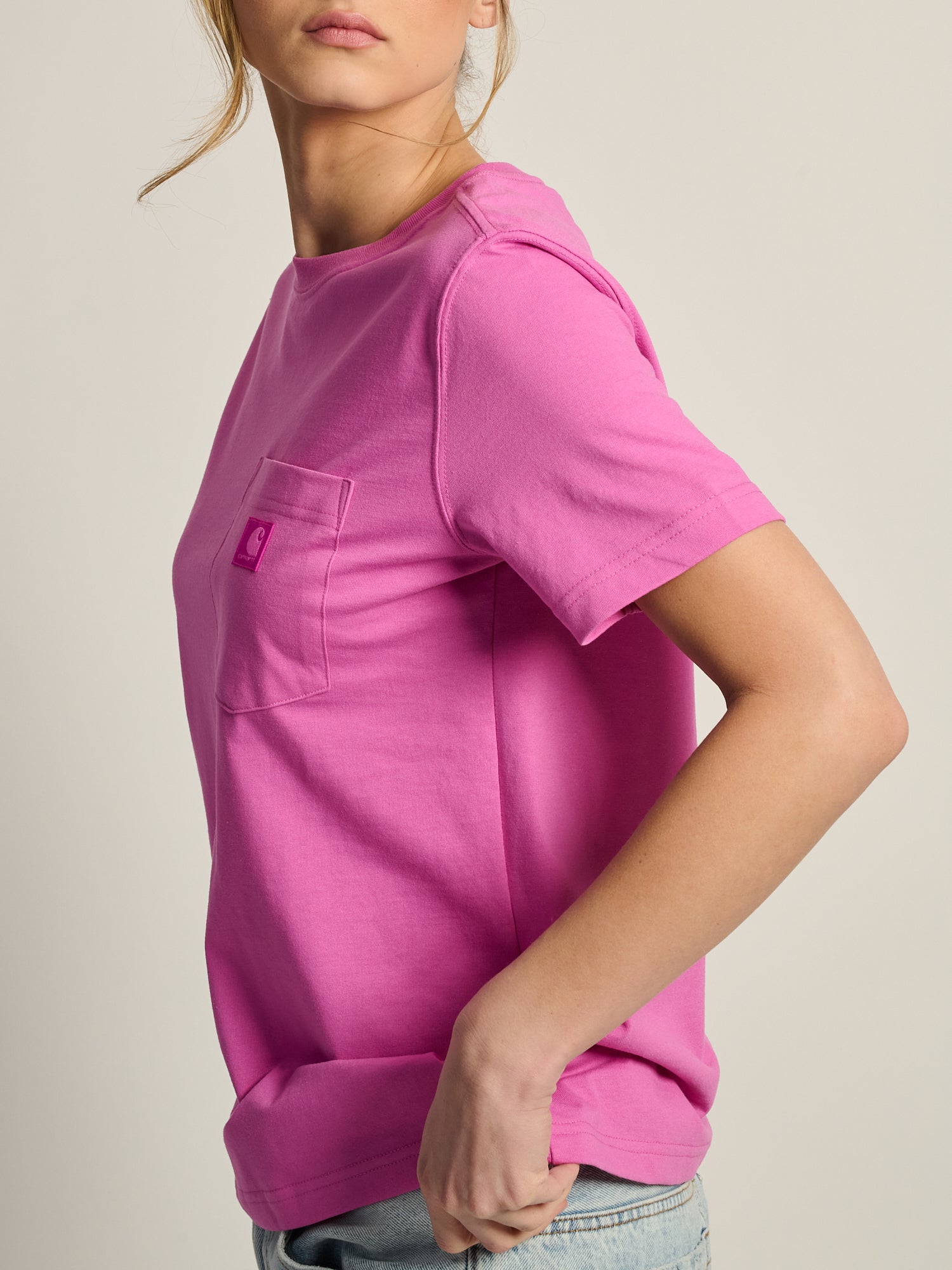 CARHARTT IRVINE RELAXED TEE - FUSCHIA