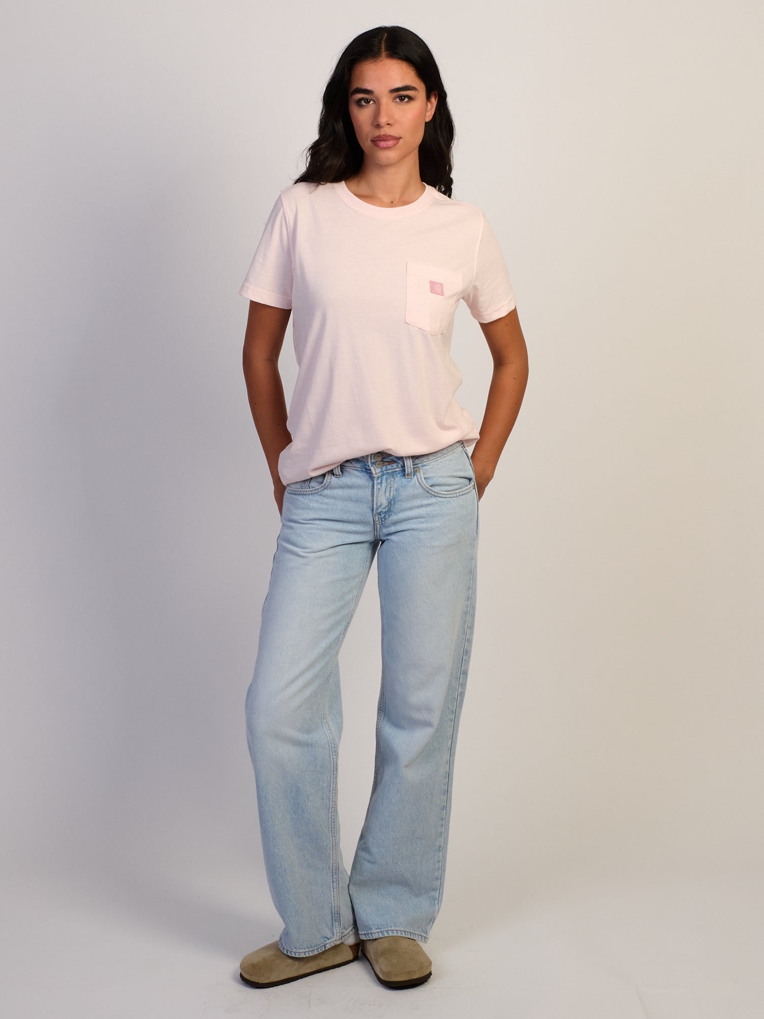 CARHARTT IRVINE RELAXED T-SHIRT - ROSE TINT
