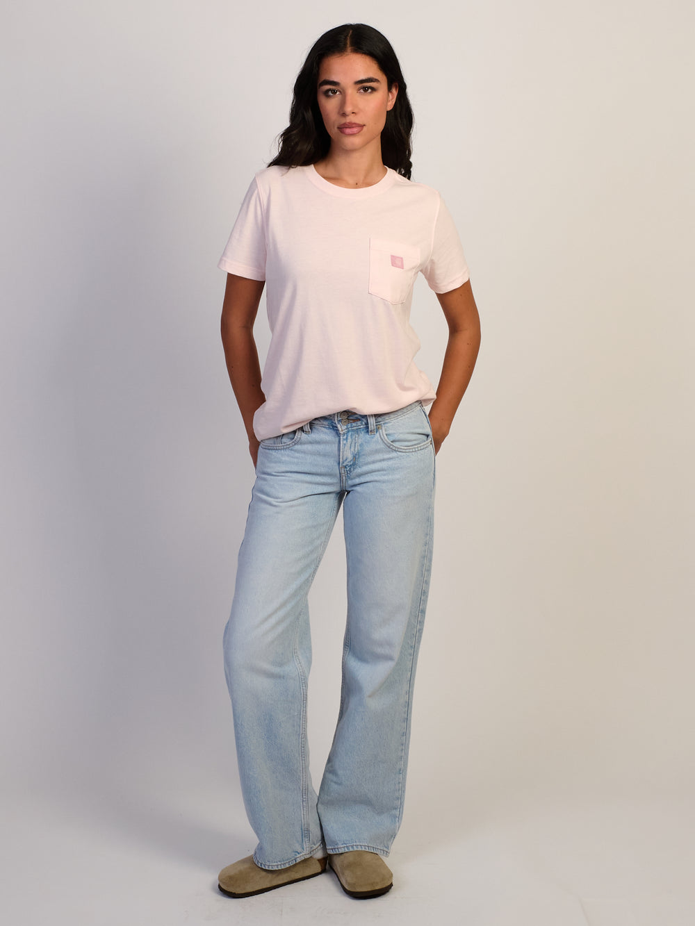 CARHARTT IRVINE RELAXED T-SHIRT - ROSE TINT
