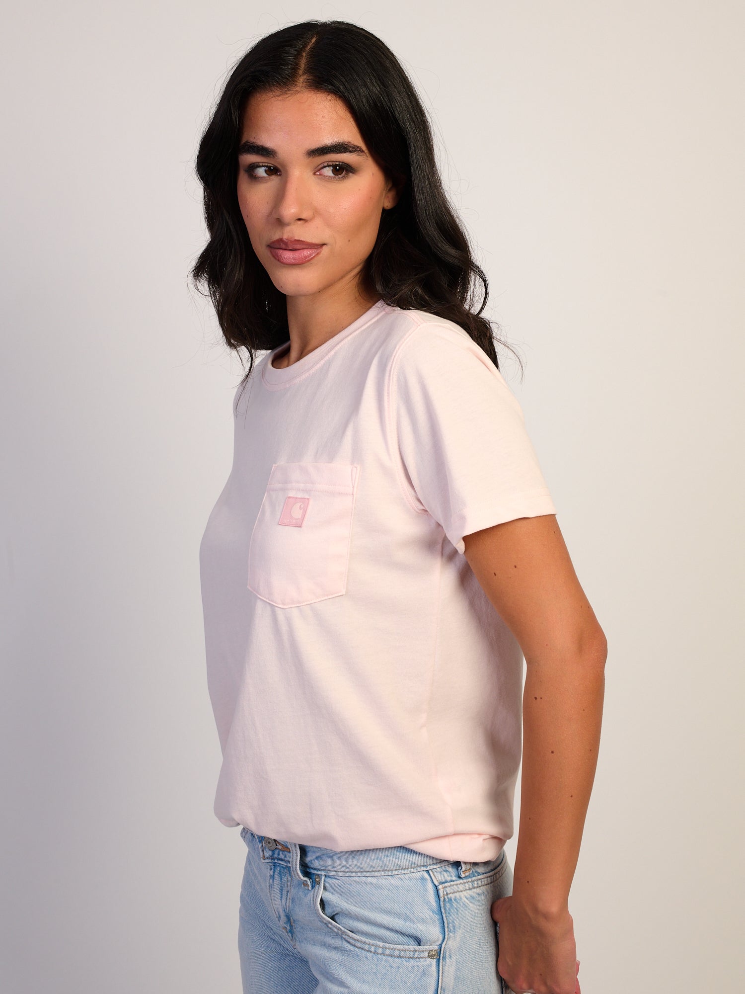 T-SHIRT IRVINE COUPE DÉCONTRACTÉE CARHARTT - ROSE TINT