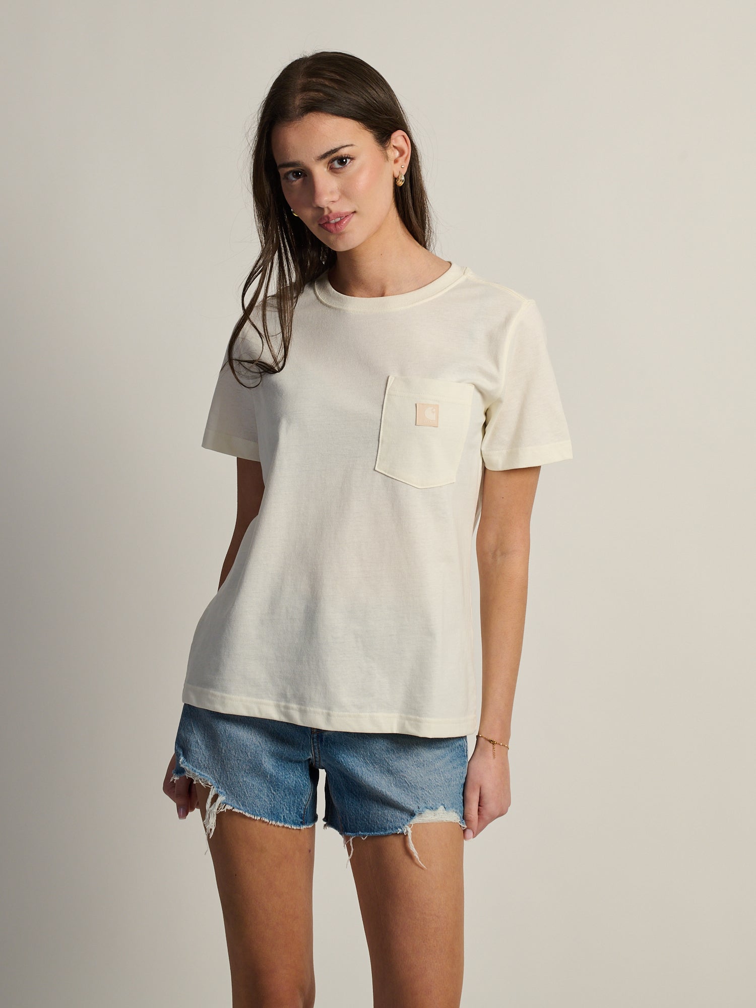 CARHARTT IRVINE RELAXED TEE - EGGSHELL
