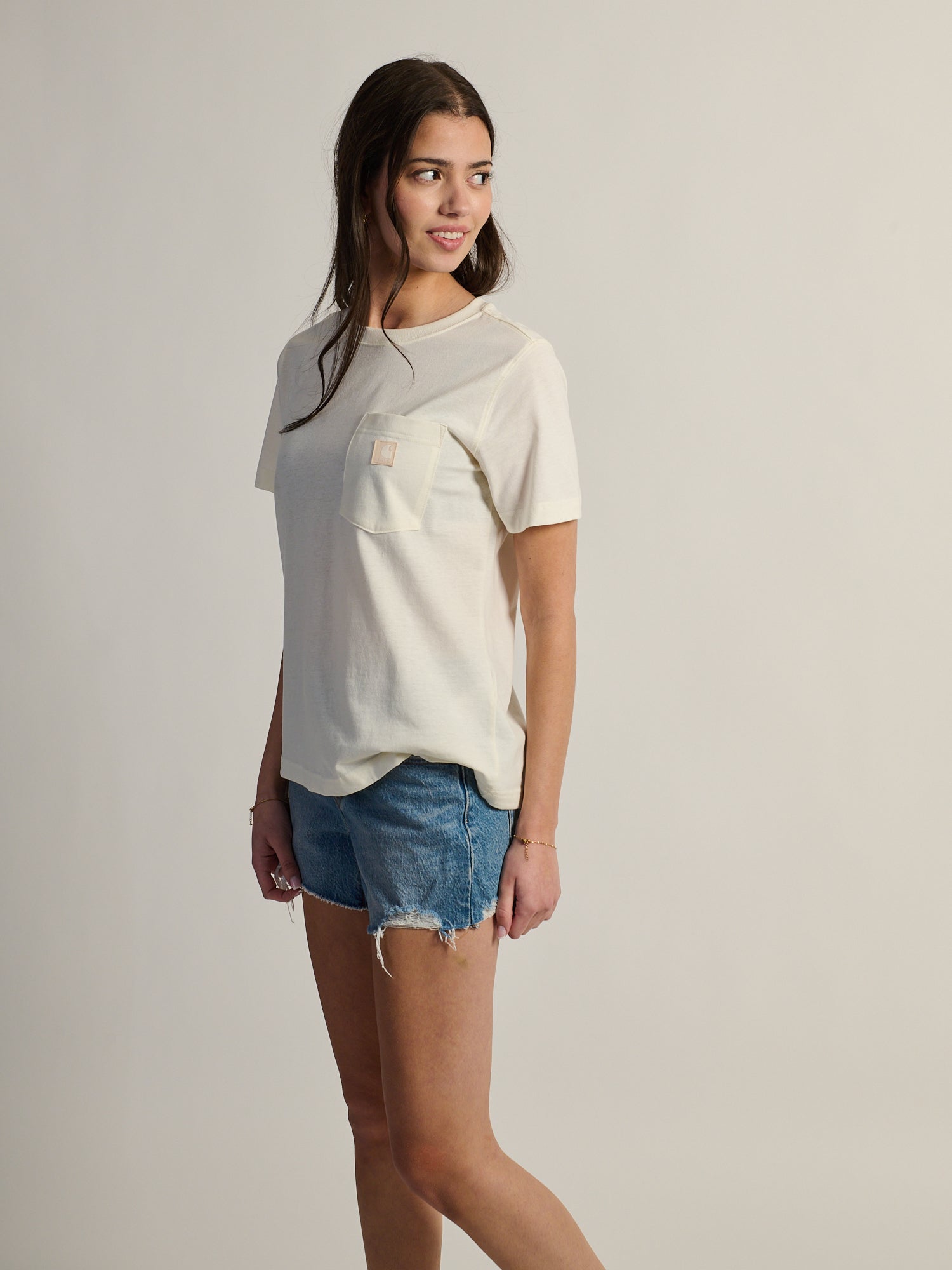 CARHARTT IRVINE RELAXED TEE - EGGSHELL