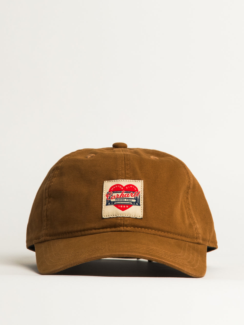 CARHARTT HEART PATCH CANVAS BALLCAP - BROWN