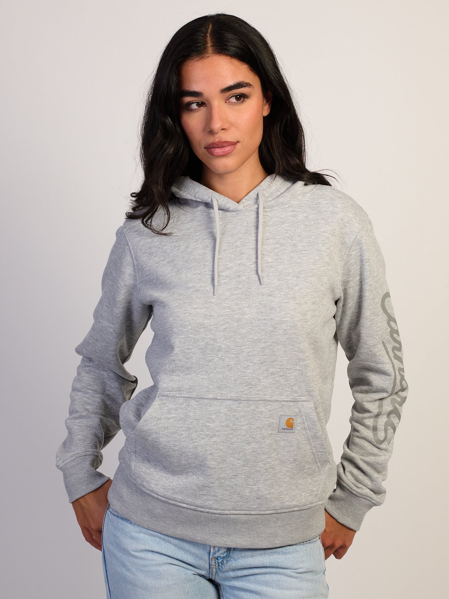 CARHARTT SAWYER SCRIPT LOGO SWEATSHIRT
