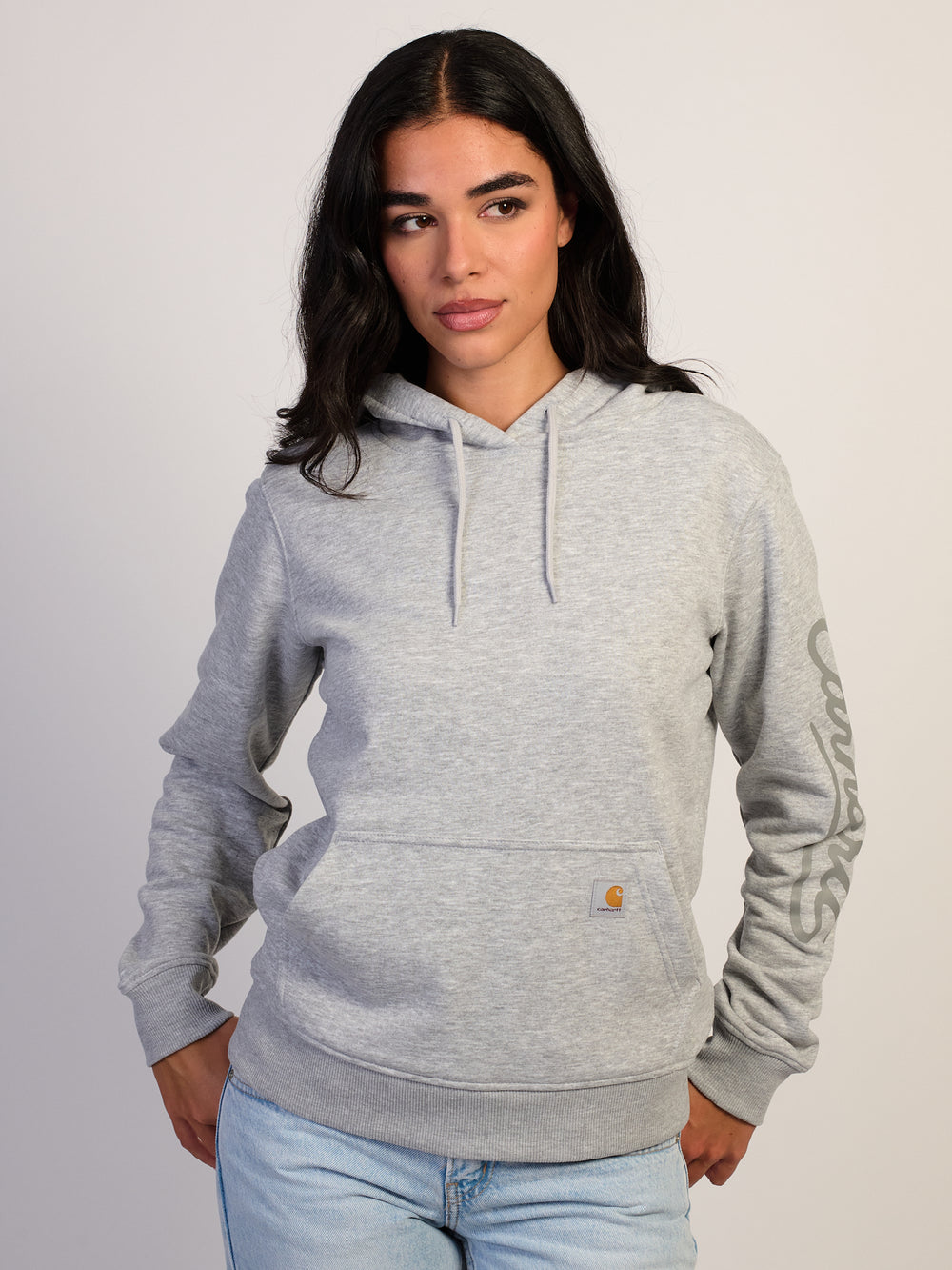 CARHARTT SAWYER SCRIPT LOGO SWEATSHIRT