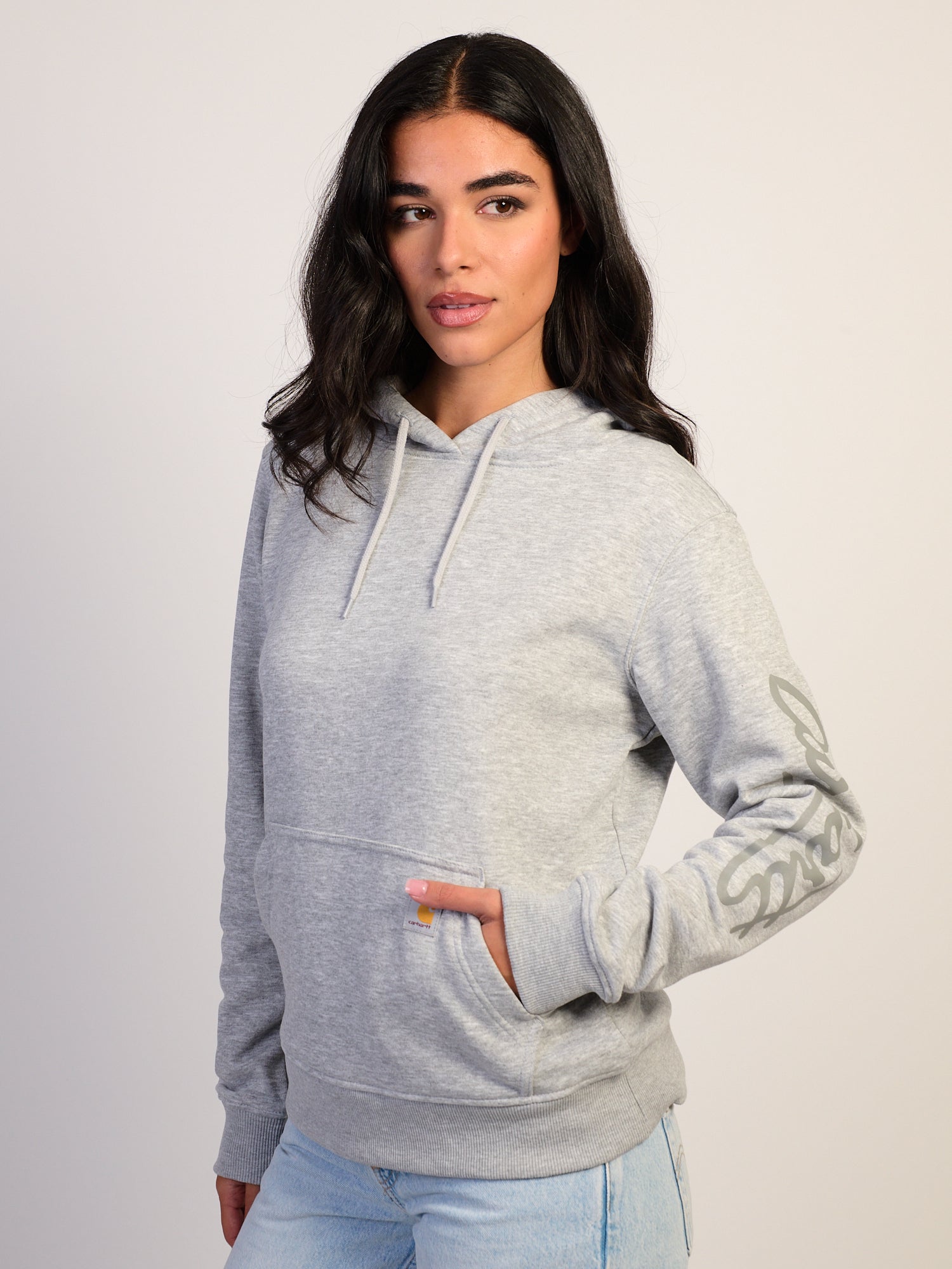 CARHARTT SAWYER SCRIPT LOGO SWEATSHIRT