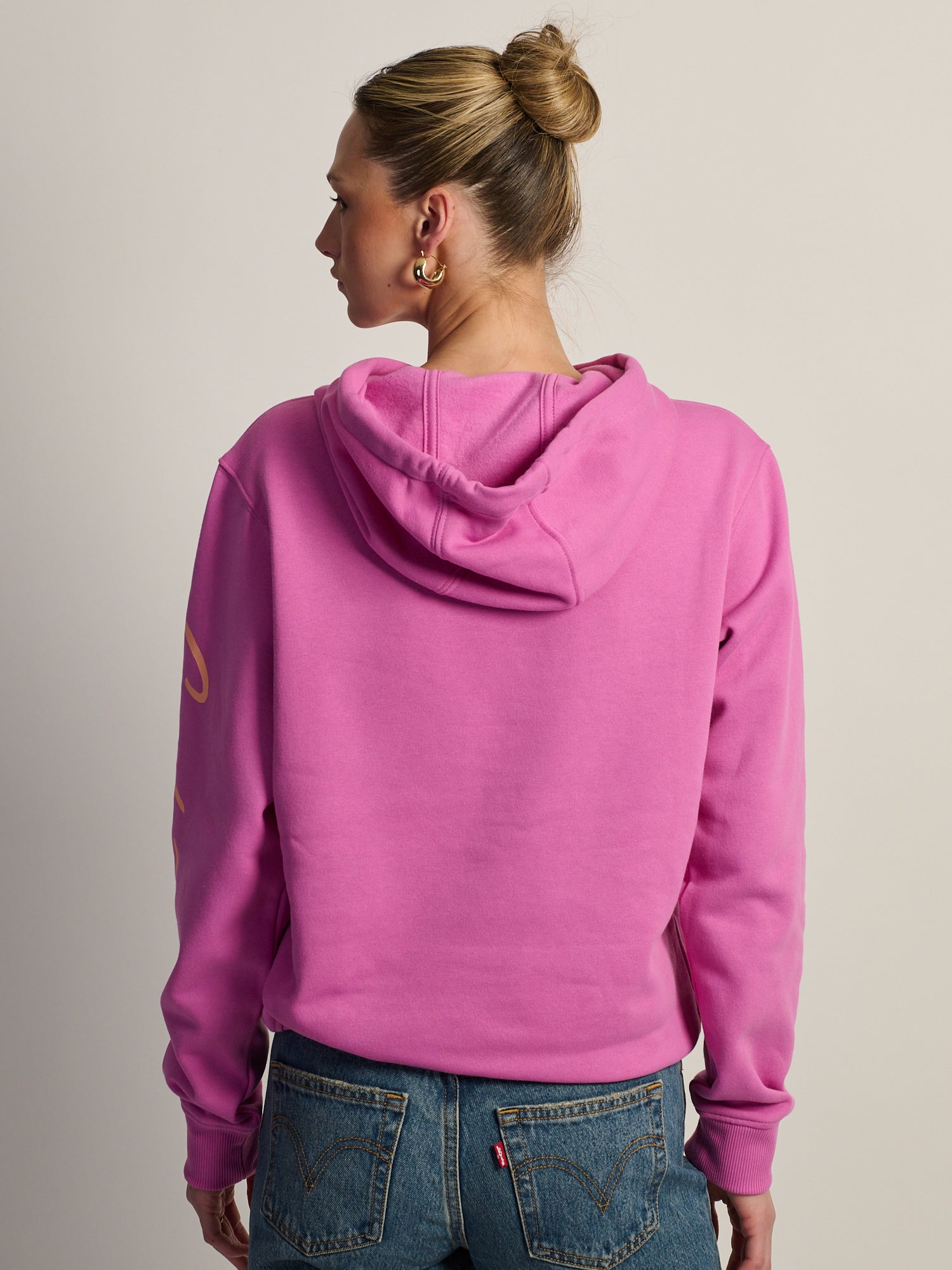 CARHARTT SAWYER SCRIPT LOGO SWEATER - FUSCHIA
