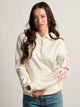 CARHARTT CARHARTT SAWYER SCRIPT LOGO SWEATER - EGGSHELL - Boathouse