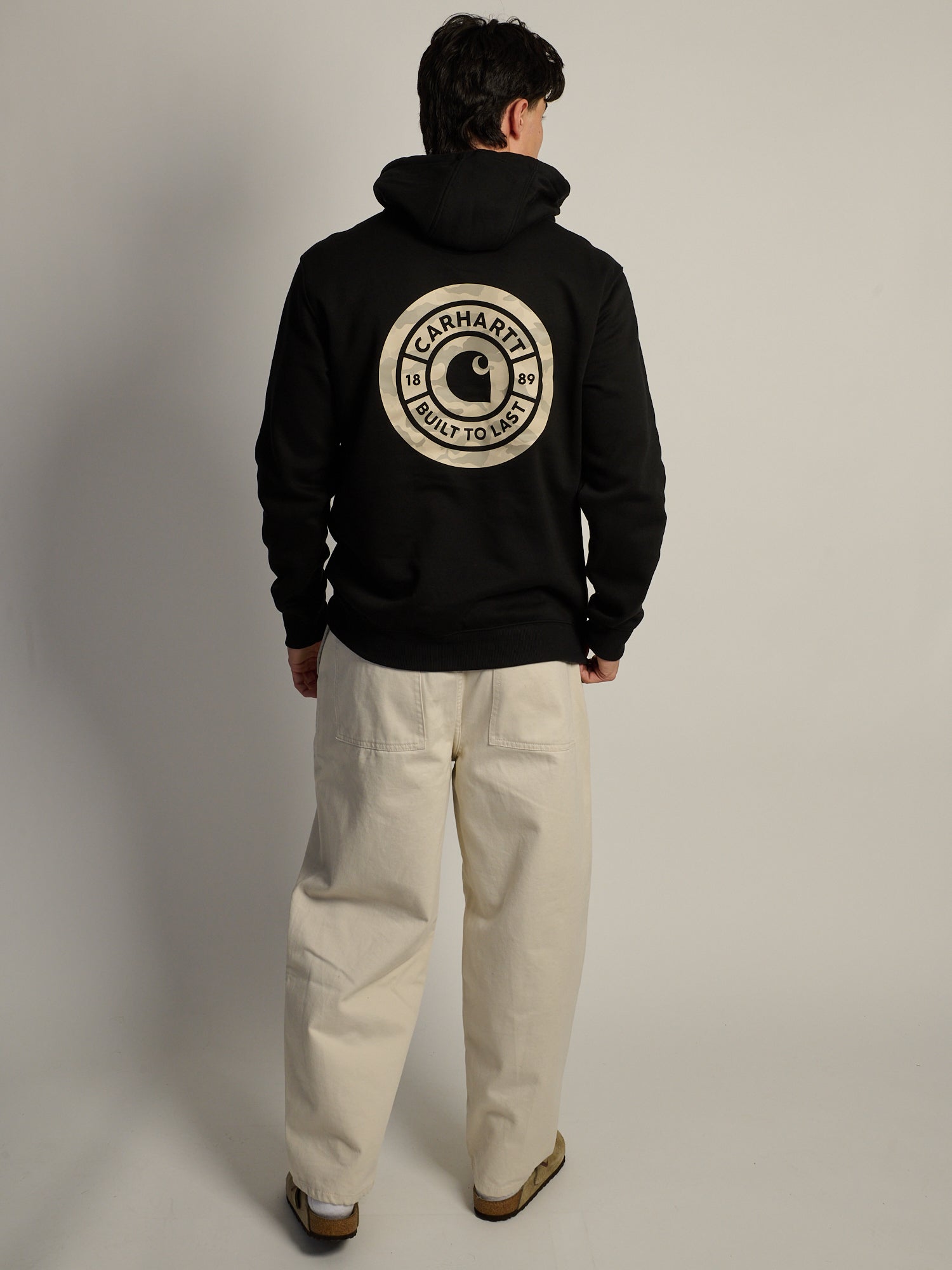 CARHARTT SAWYER CAMO SWEATER - BLACK