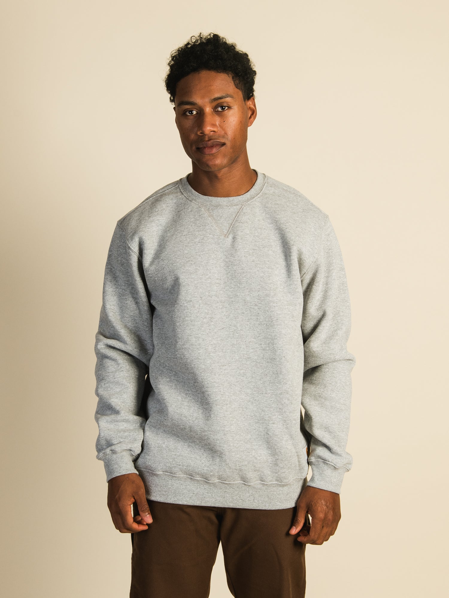 Loose crew neck sweatshirt sale