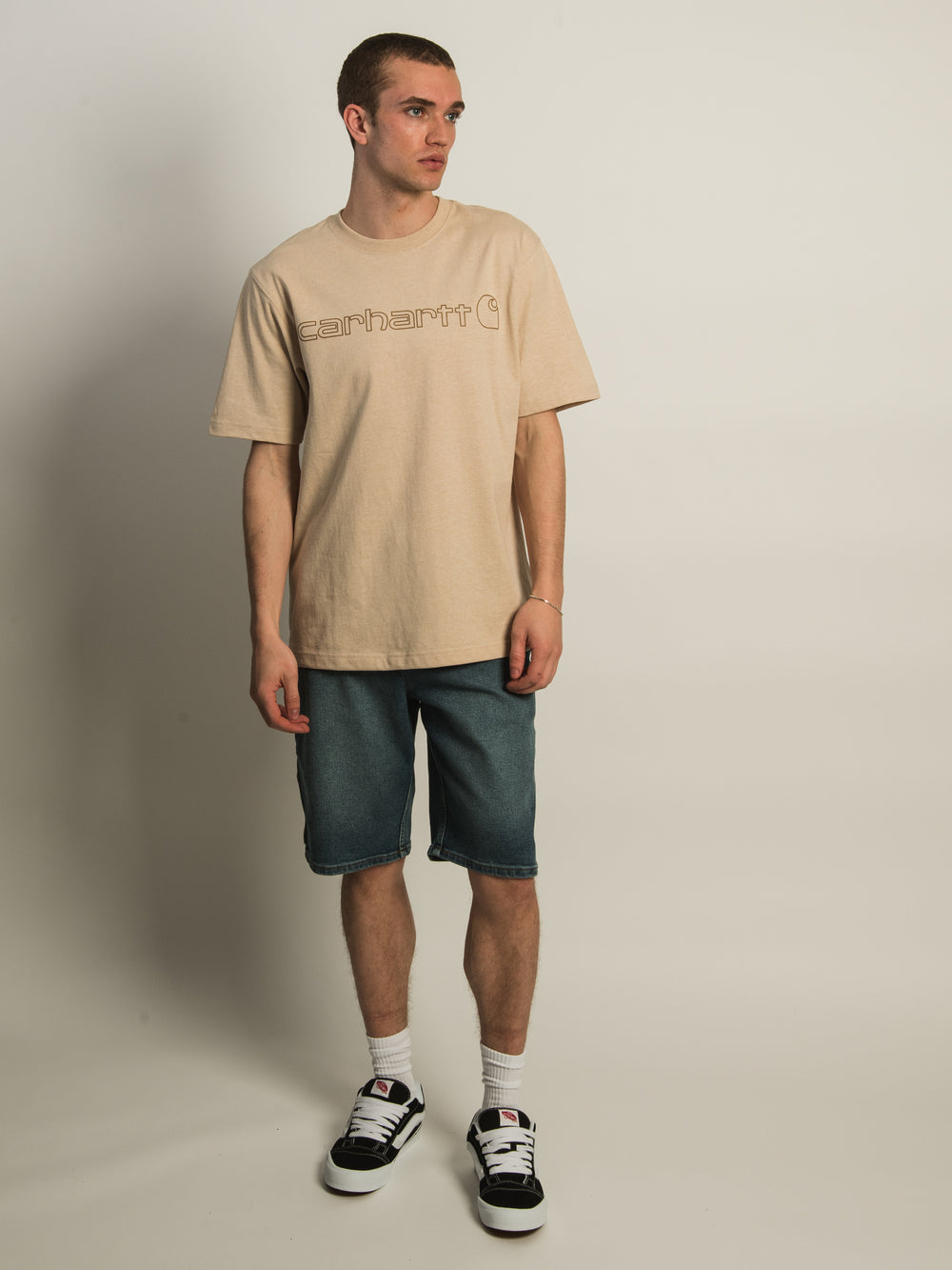 CARHARTT HEAVYWEIGHT SHORT SLEEVE LOGO GRAPHIC TEE
