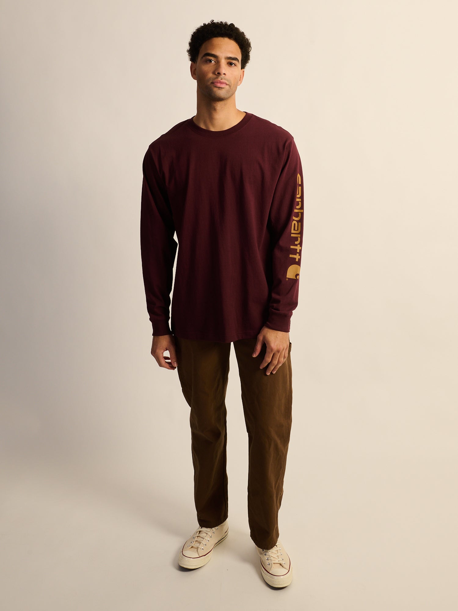 CARHARTT SIGNATURE LONG SLEEVE T-SHIRT - PORTO