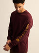 CARHARTT CARHARTT SIGNATURE LONG SLEEVE T-SHIRT - PORT - Boathouse