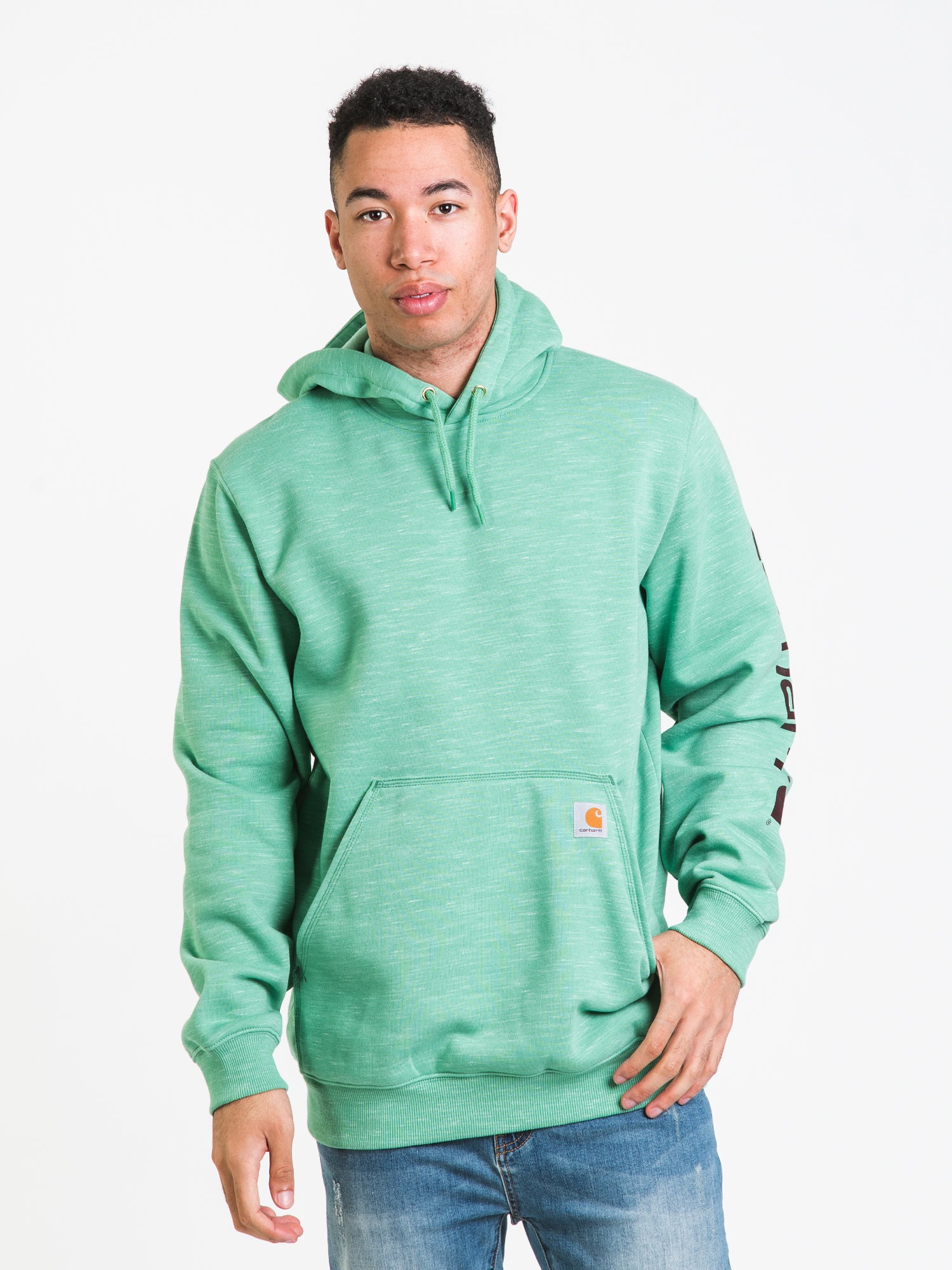 Midweight hooded hot sale logo sweatshirt