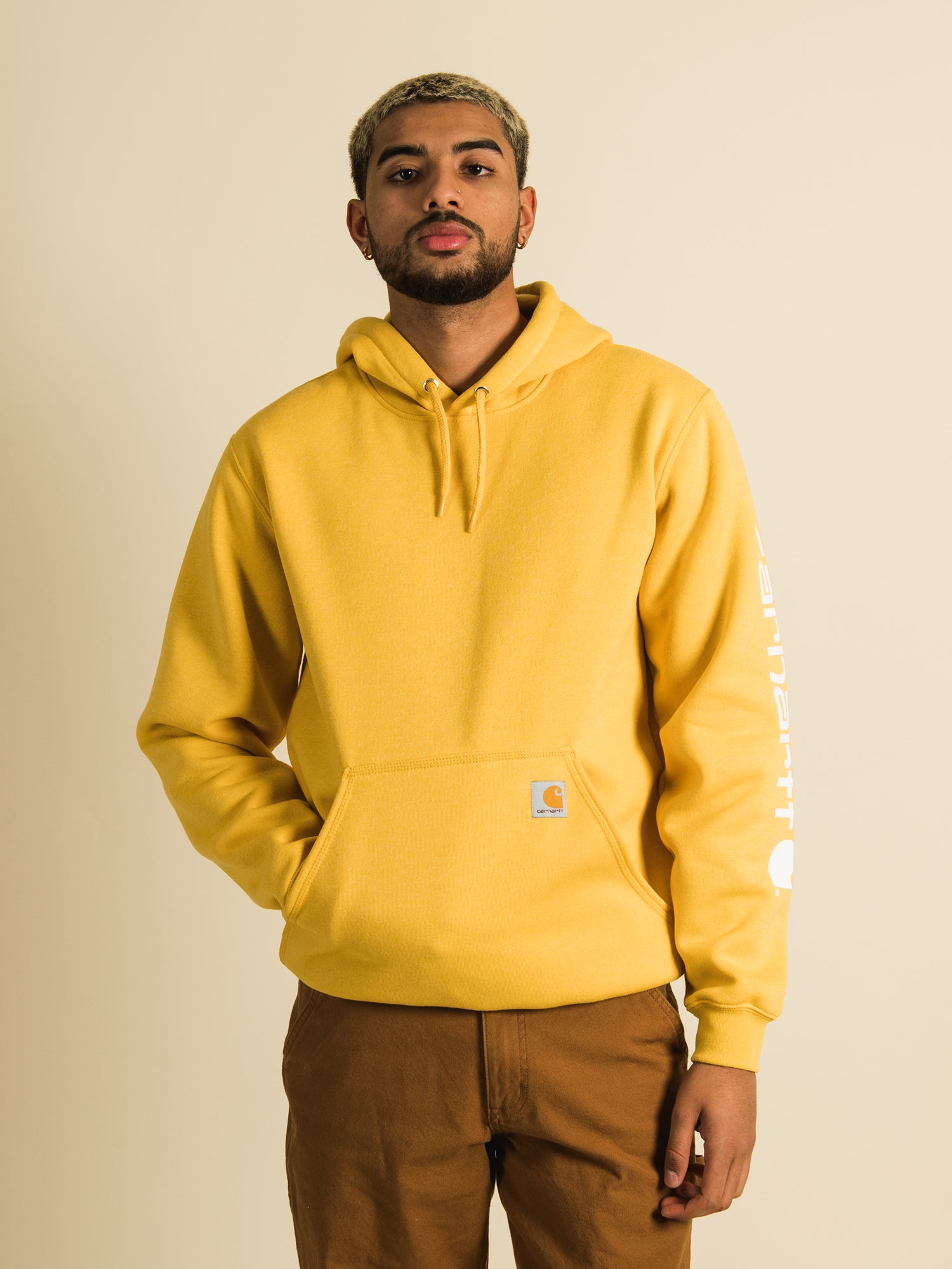 Carhartt store hoodie yellow