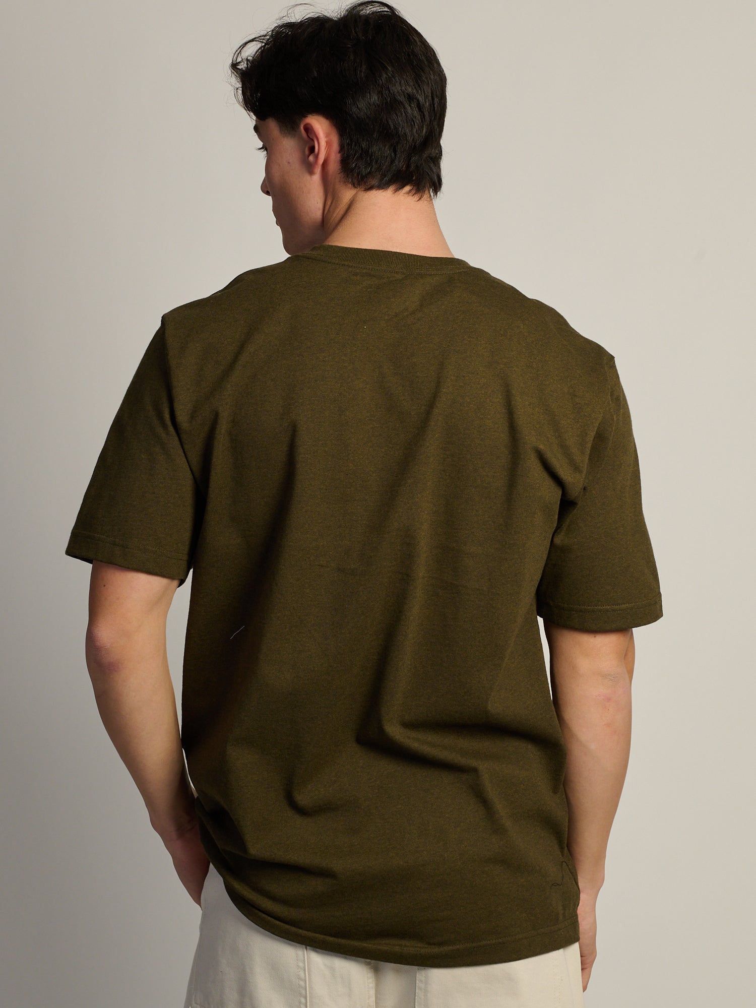 CARHARTT WORKWEAR POCKET T-SHIRT - LOG HEATHER