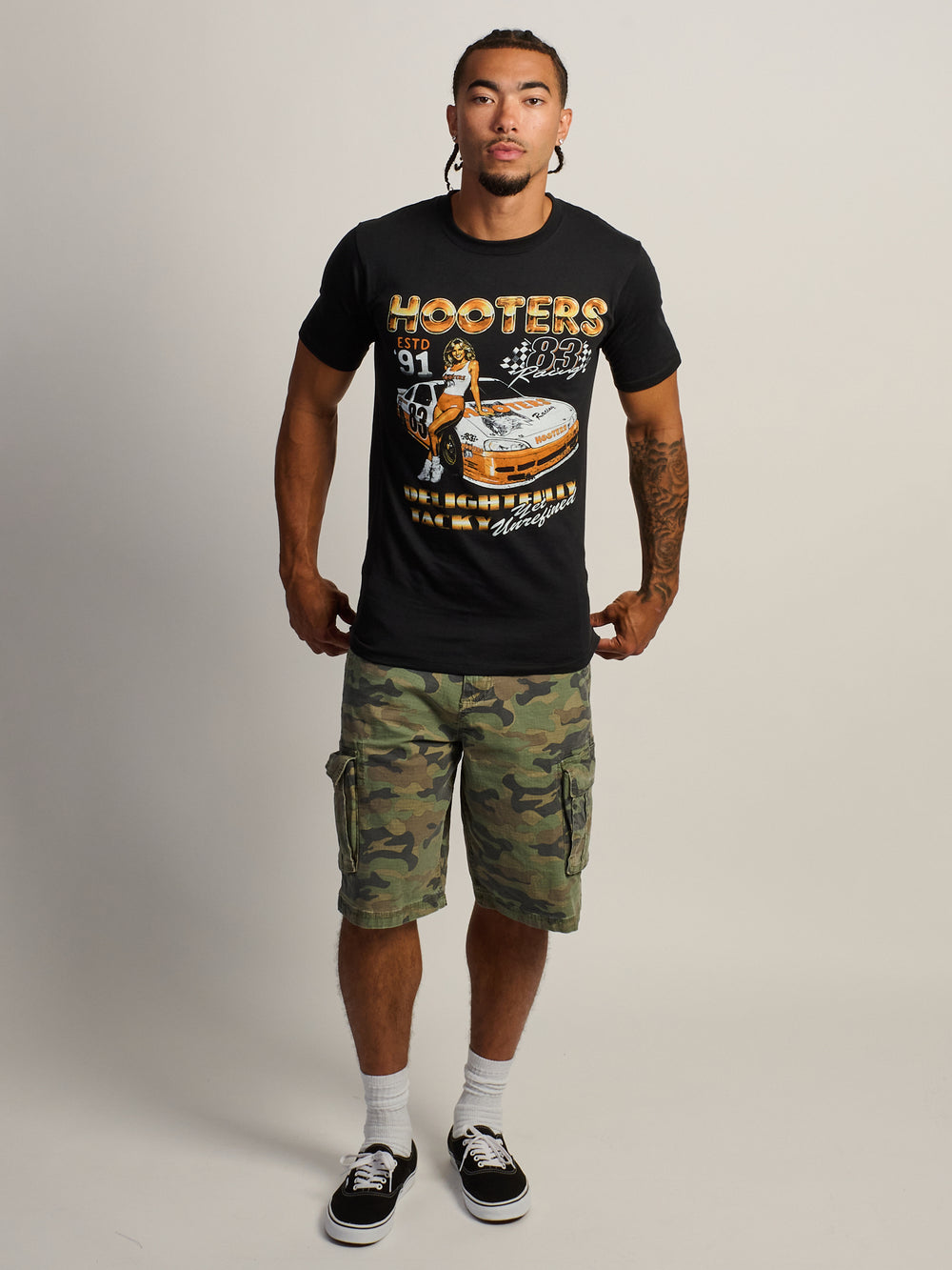 T-SHIRT DE COURSE RÉTRO HOOTERS