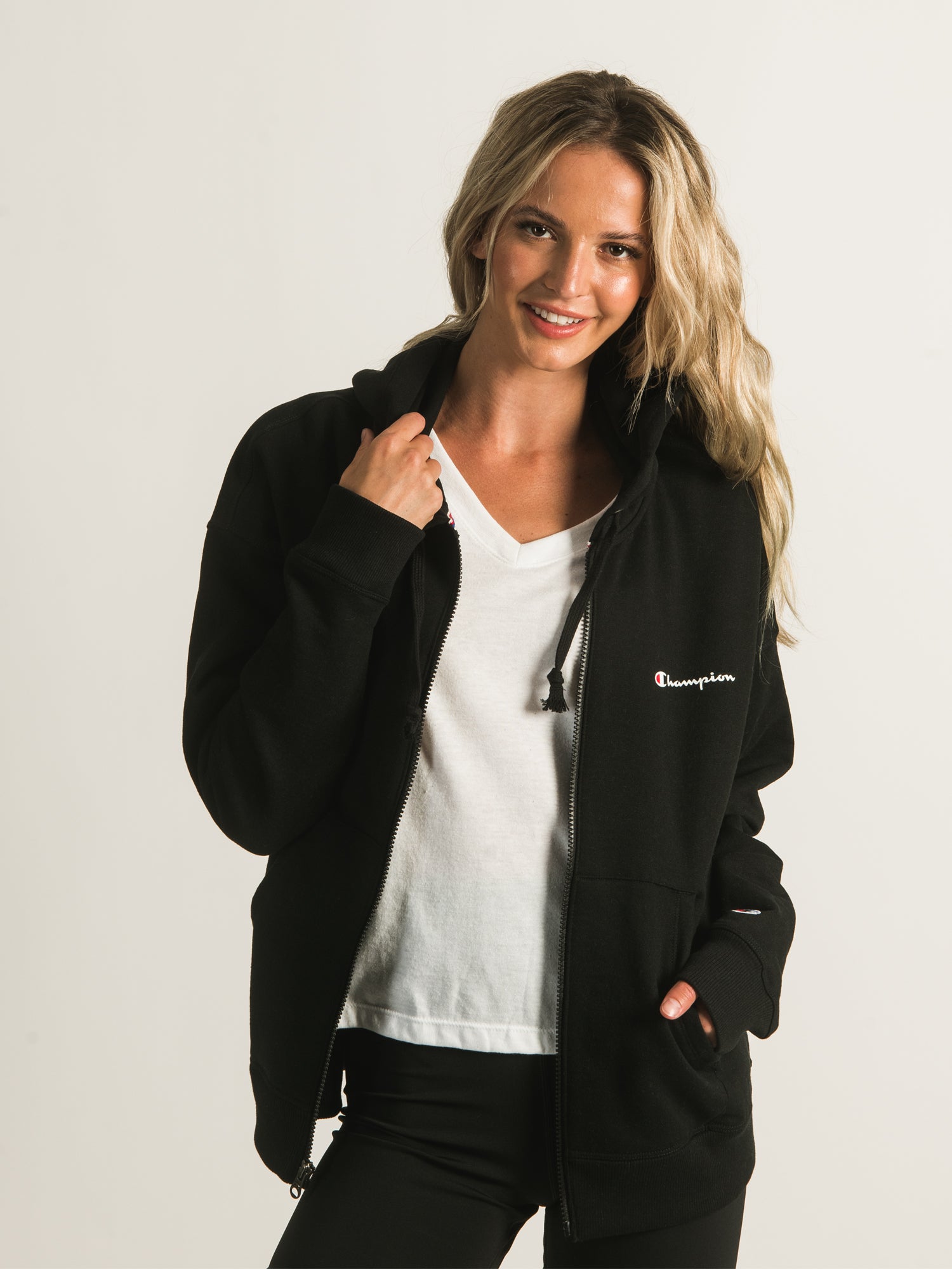 Black Champion Sweater Zip Champion Half Zip Sweatshirt