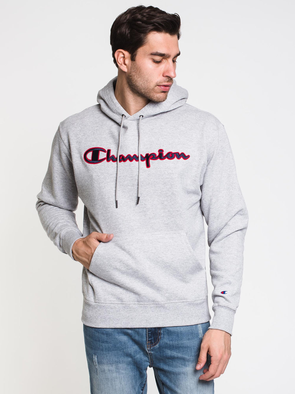 CHAMPION POWERBLEND PULLOVER HOODIE  - CLEARANCE