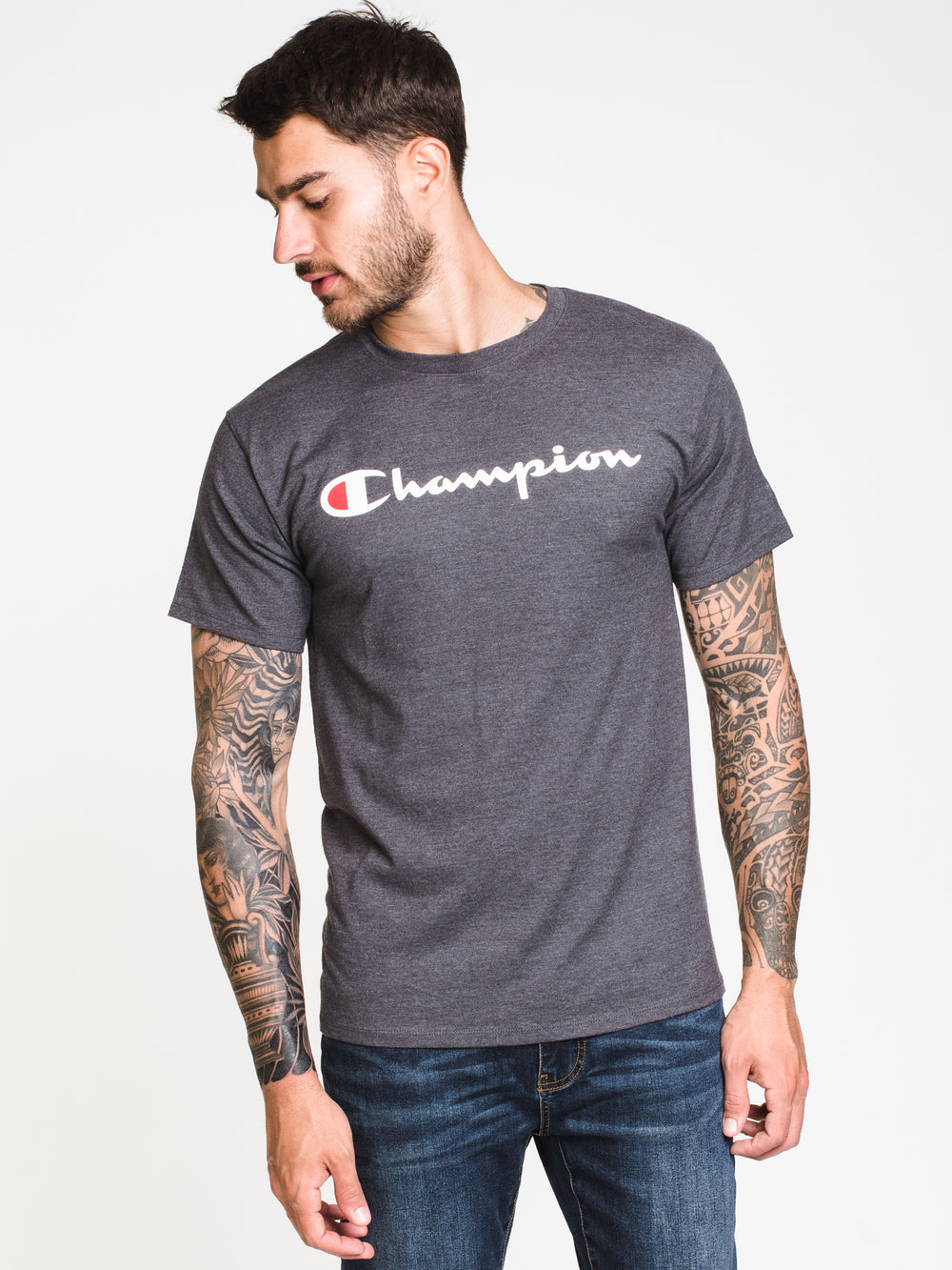 CHAMPION GRAPHIC SHORT SLEEVE TEE  - CLEARANCE