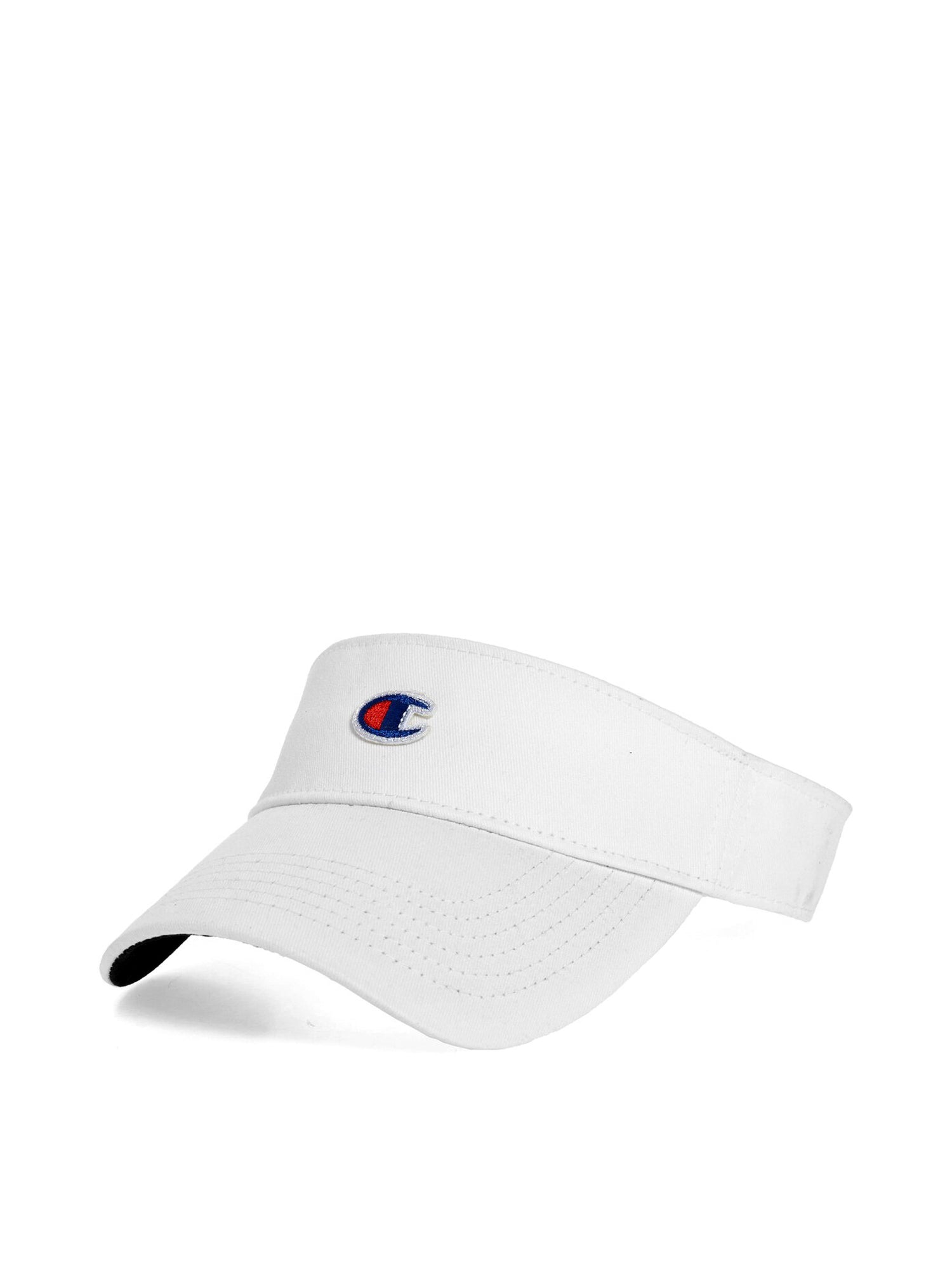 CHAMPION SMALL LOGO VISOR HAT WHITE CLEARANCE