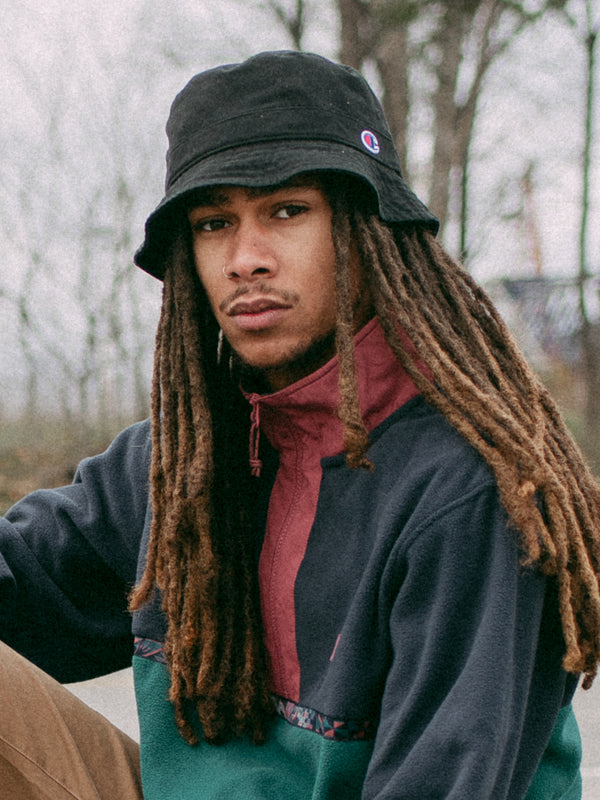 CHAMPION GARMENT WASHED RELAXED BUCKET HAT - CLEARANCE