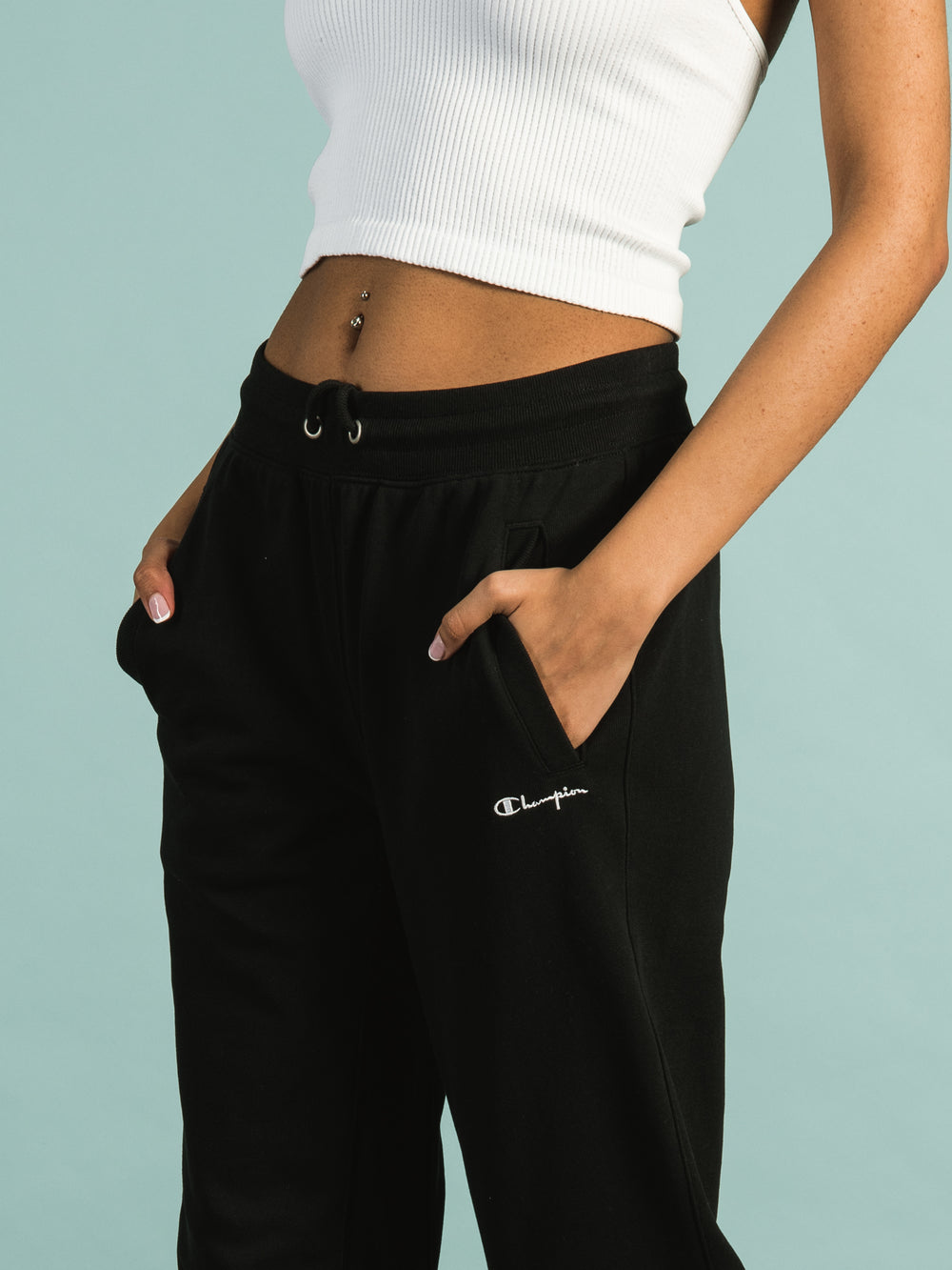 Champion Banded Bottom Black Sweatpants W\ Leg Logo XL, Curley Campus  Store