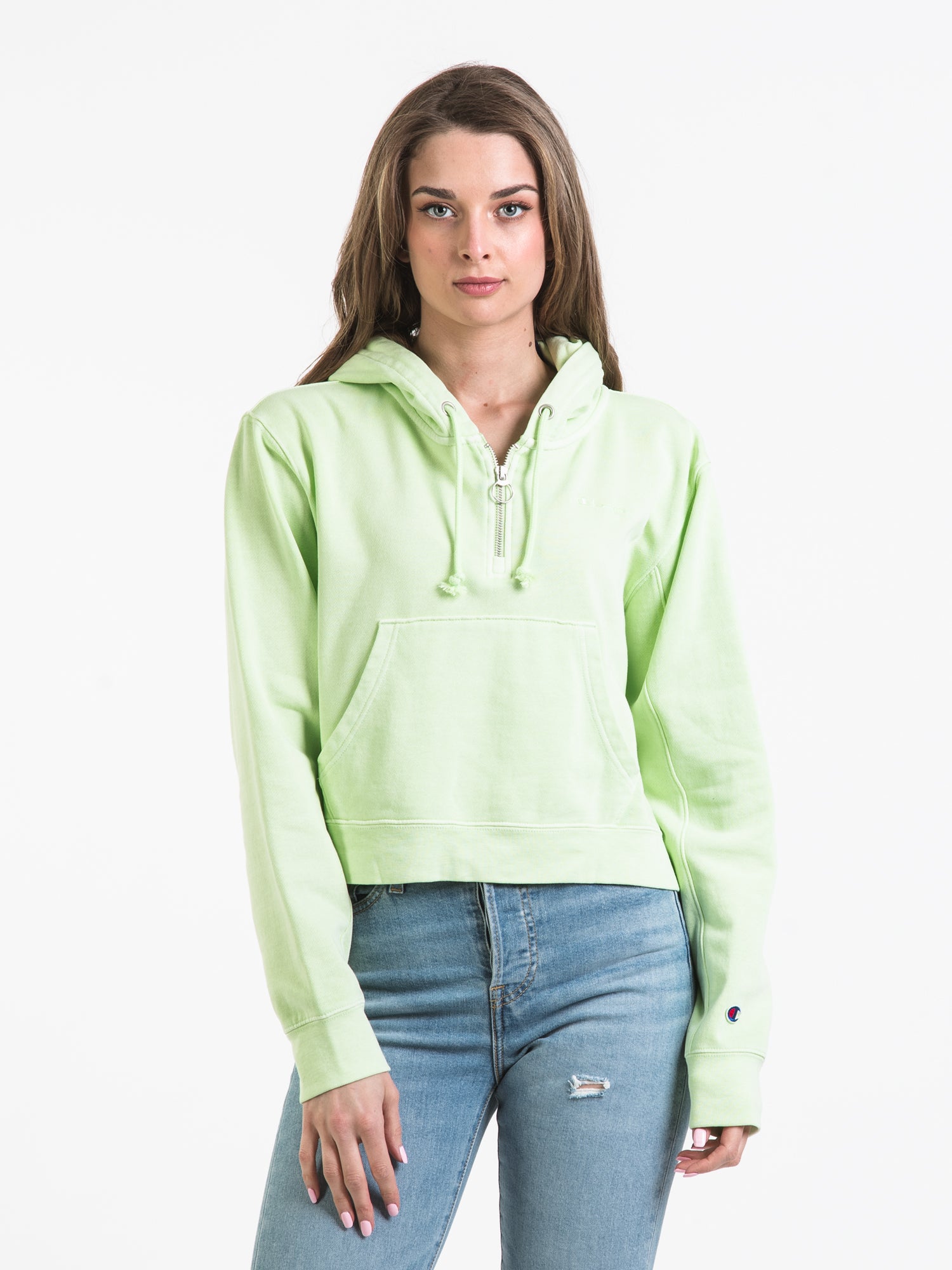 Champion hoodie lime on sale green