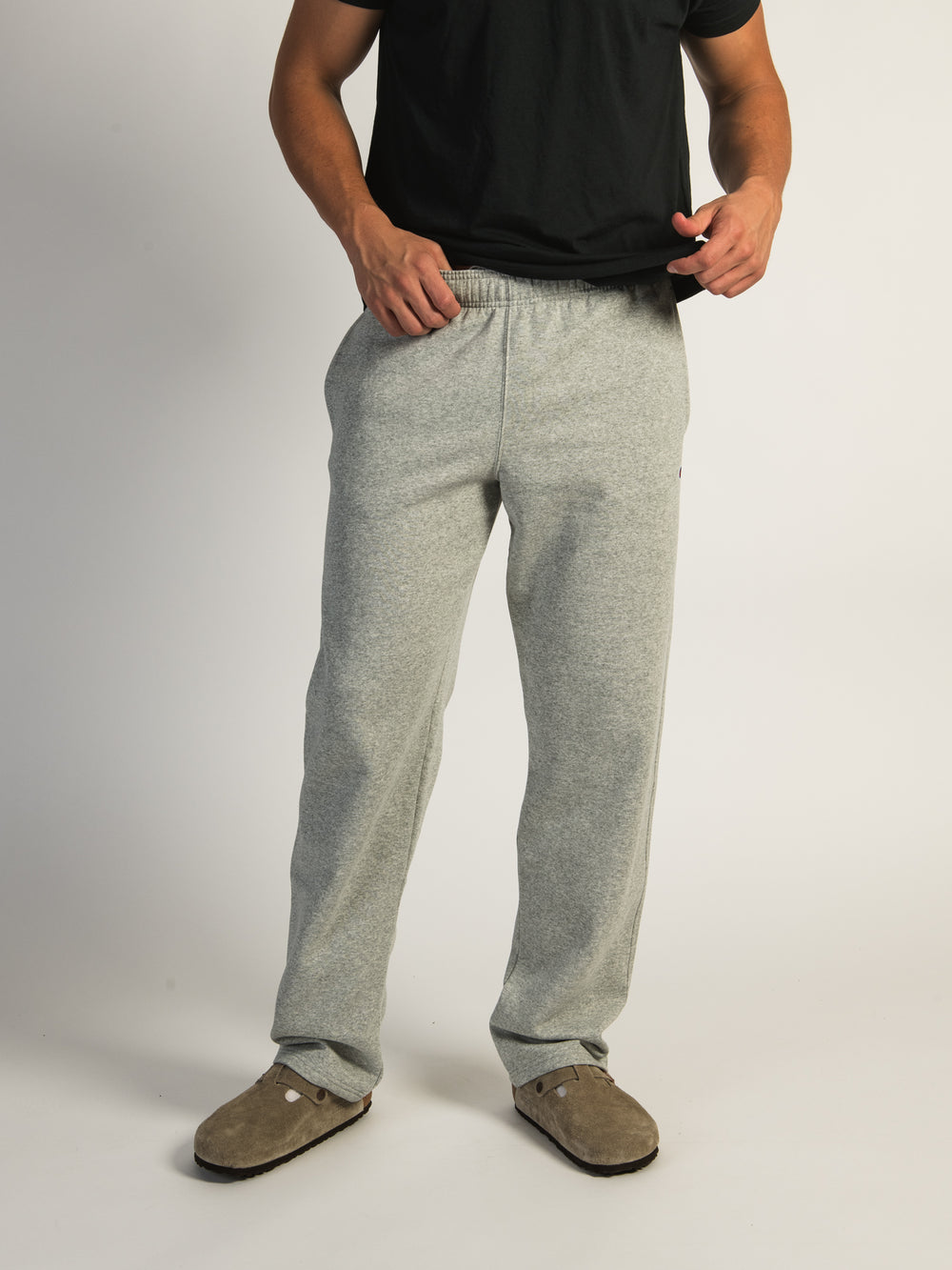 Men's Powerblend Fleece Open Bottom Sweatpants, 32