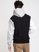 CHAMPION MENS RW 'C' COLOURBLOCK PULLOVER HOODIE - BLACK - CLEARANCE - Boathouse