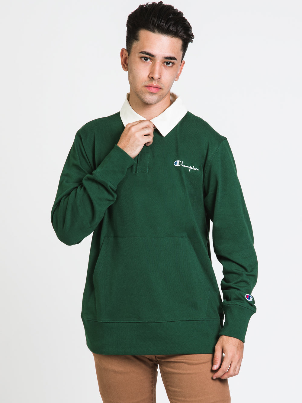 CHAMPION RUGBY FLEECE WITH KANGA POCKET  - CLEARANCE