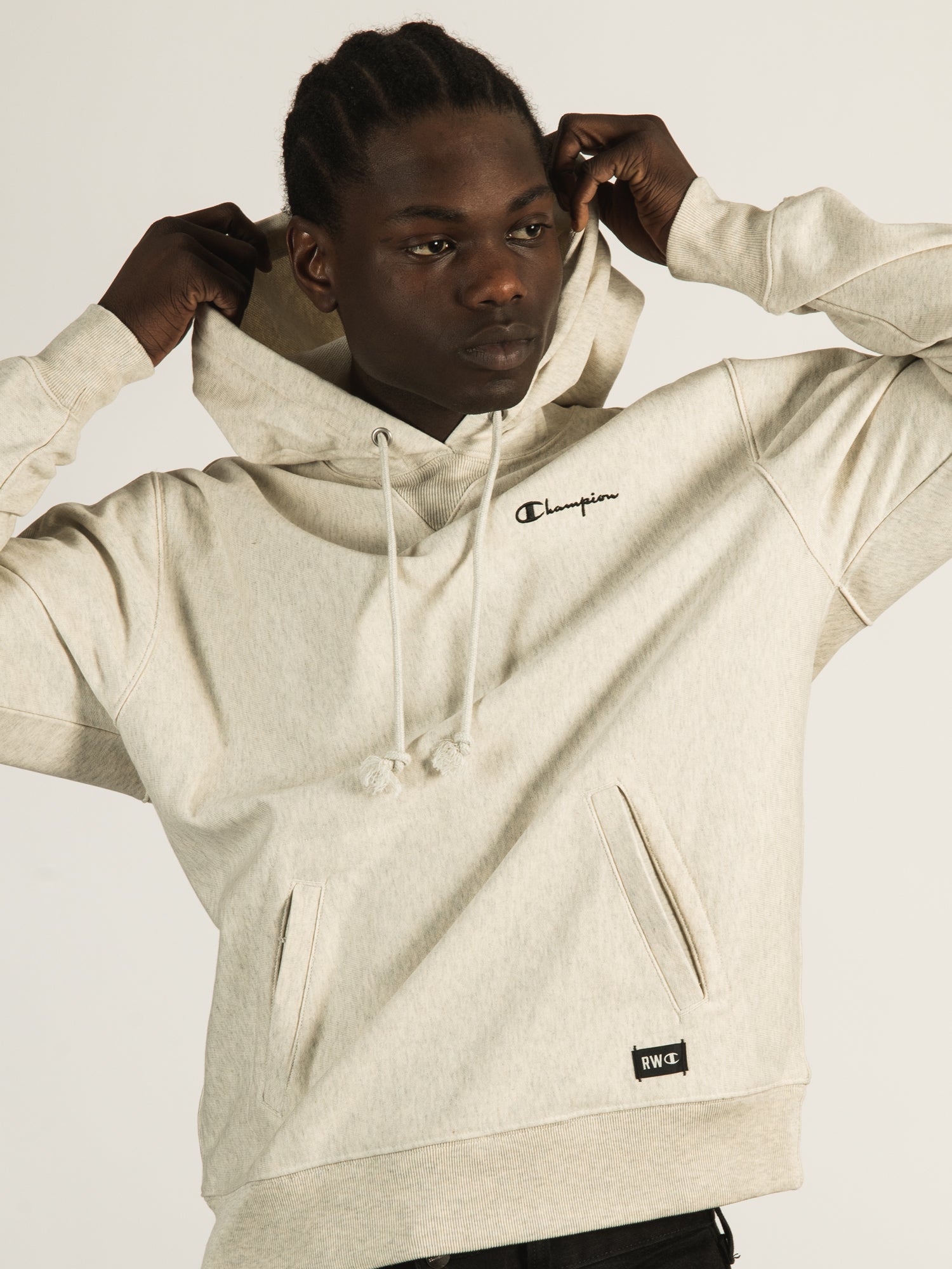 Champion sweater beige clearance gris