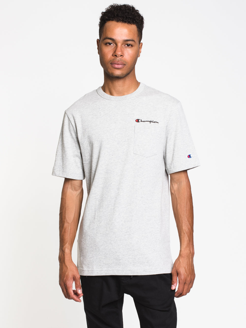 CHAMPION HERITAGE SHORT SLEEVE POCKET TEE - CLEARANCE