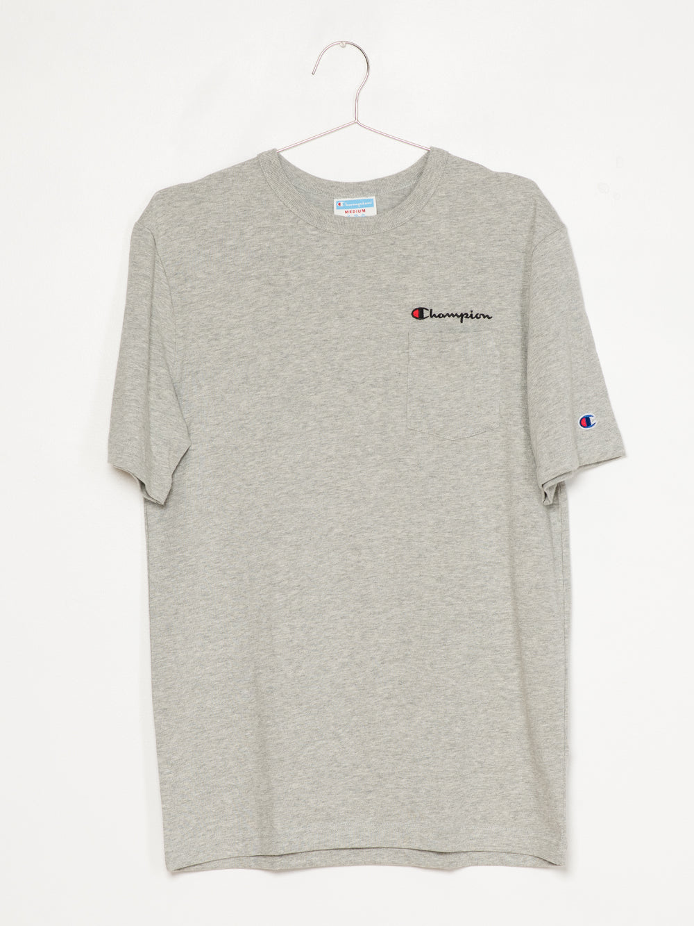 CHAMPION HERITAGE SHORT SLEEVE POCKET TEE - CLEARANCE