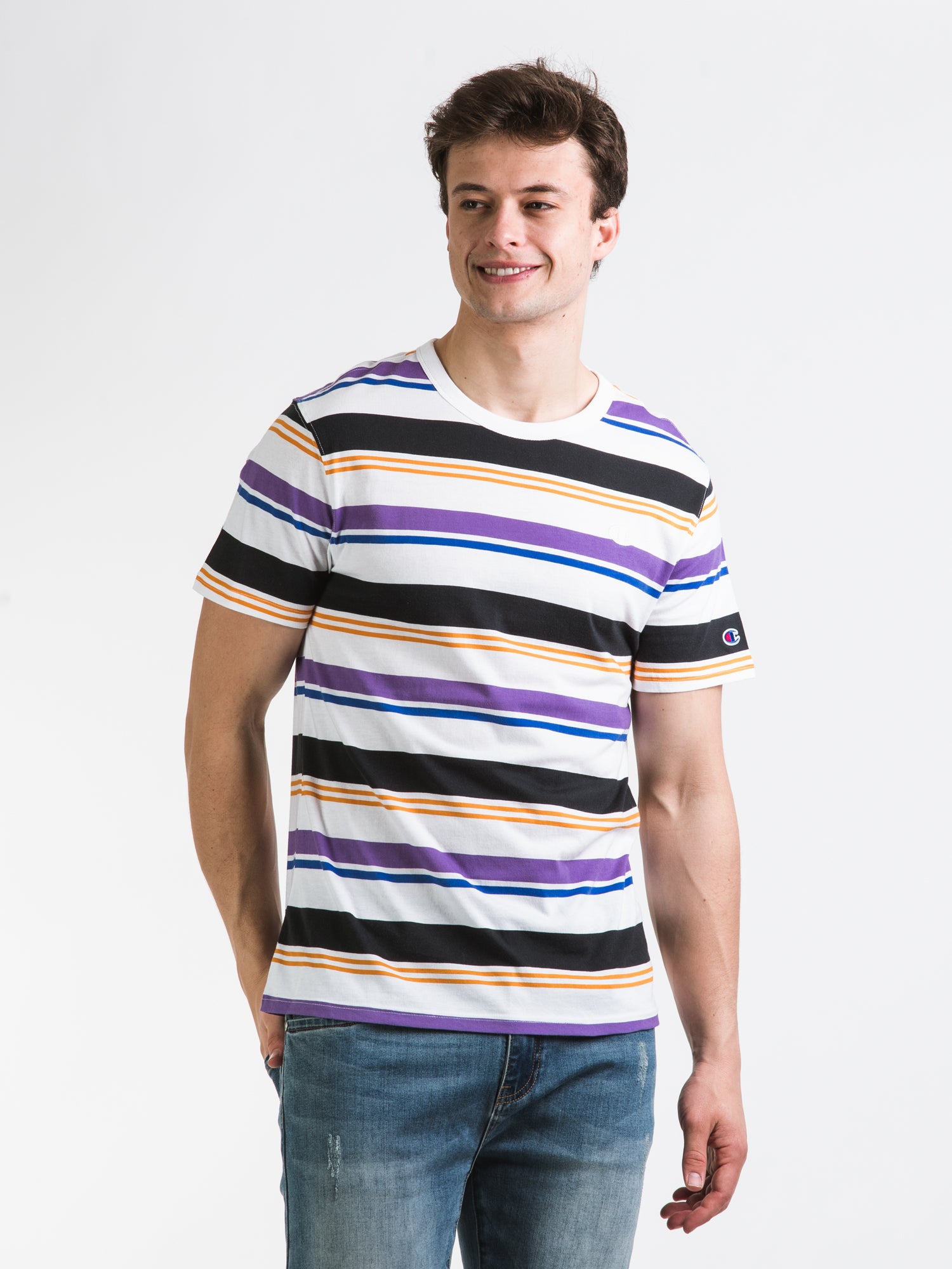 Champion striped shirt best sale