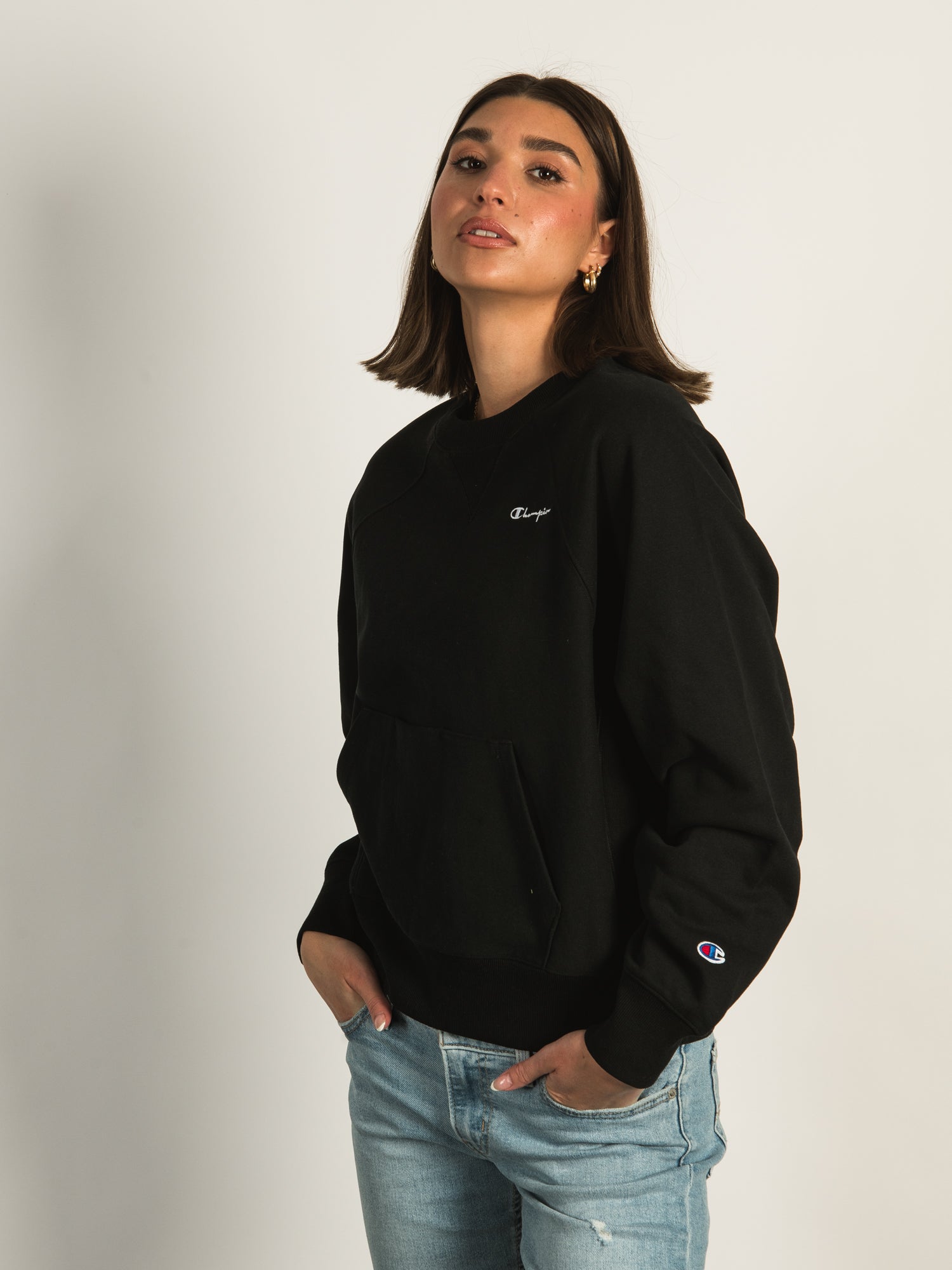 Champion reverse best sale weave sweatshirt women