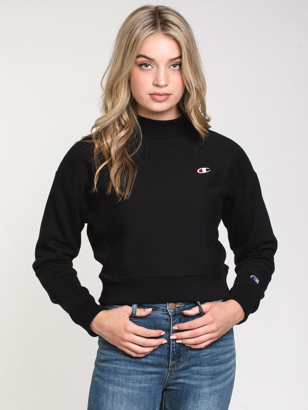 CHAMPION REVERSE WEAVE MOCKNECK  - CLEARANCE